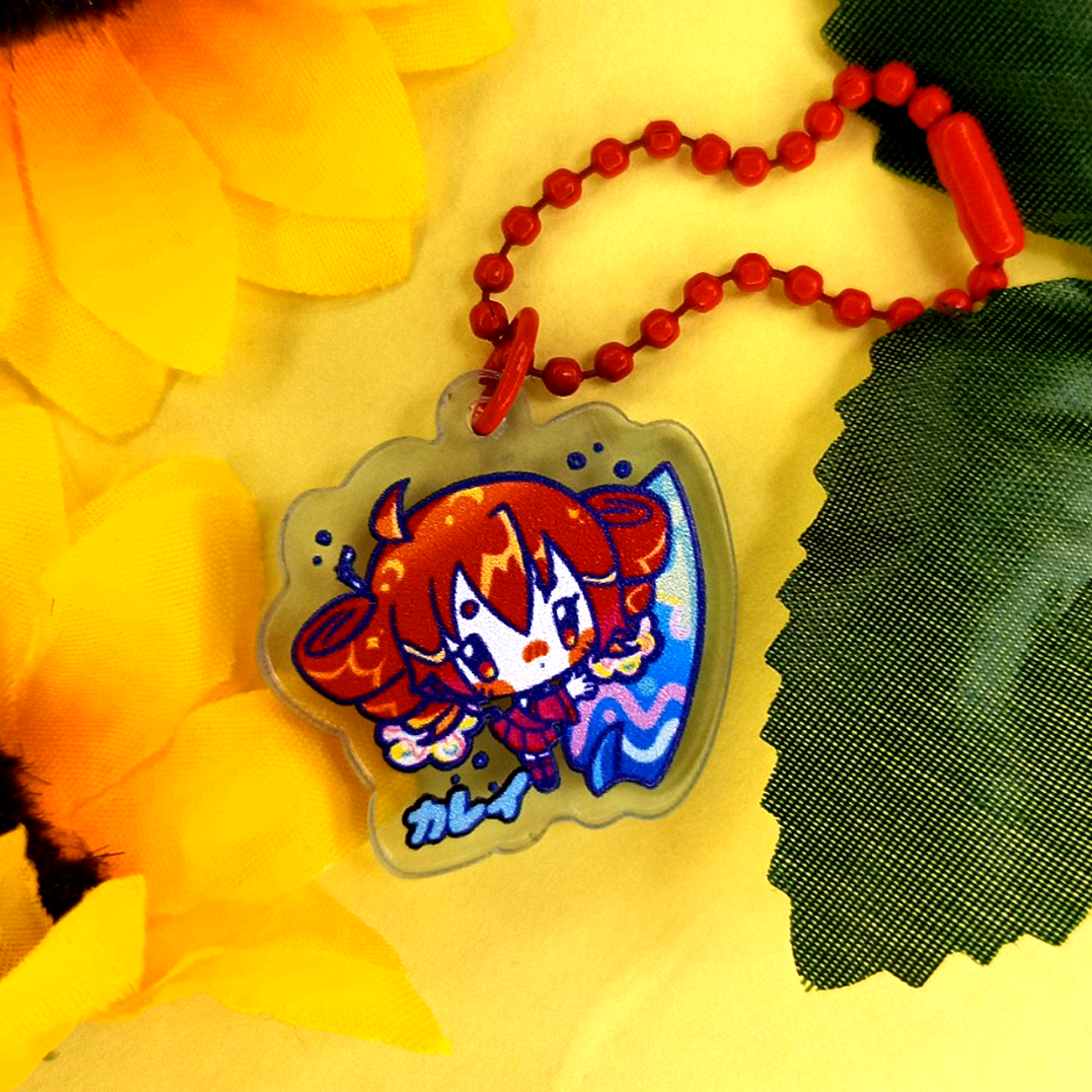 Брелок 3 см Тето люм гол