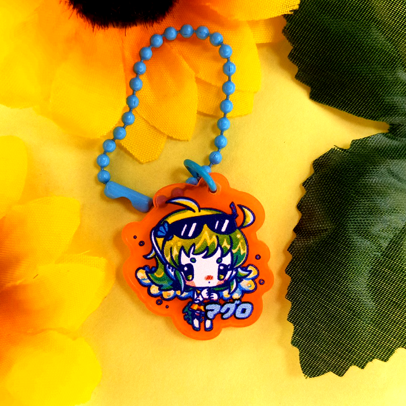 Брелок 3 см Гуми люм роз