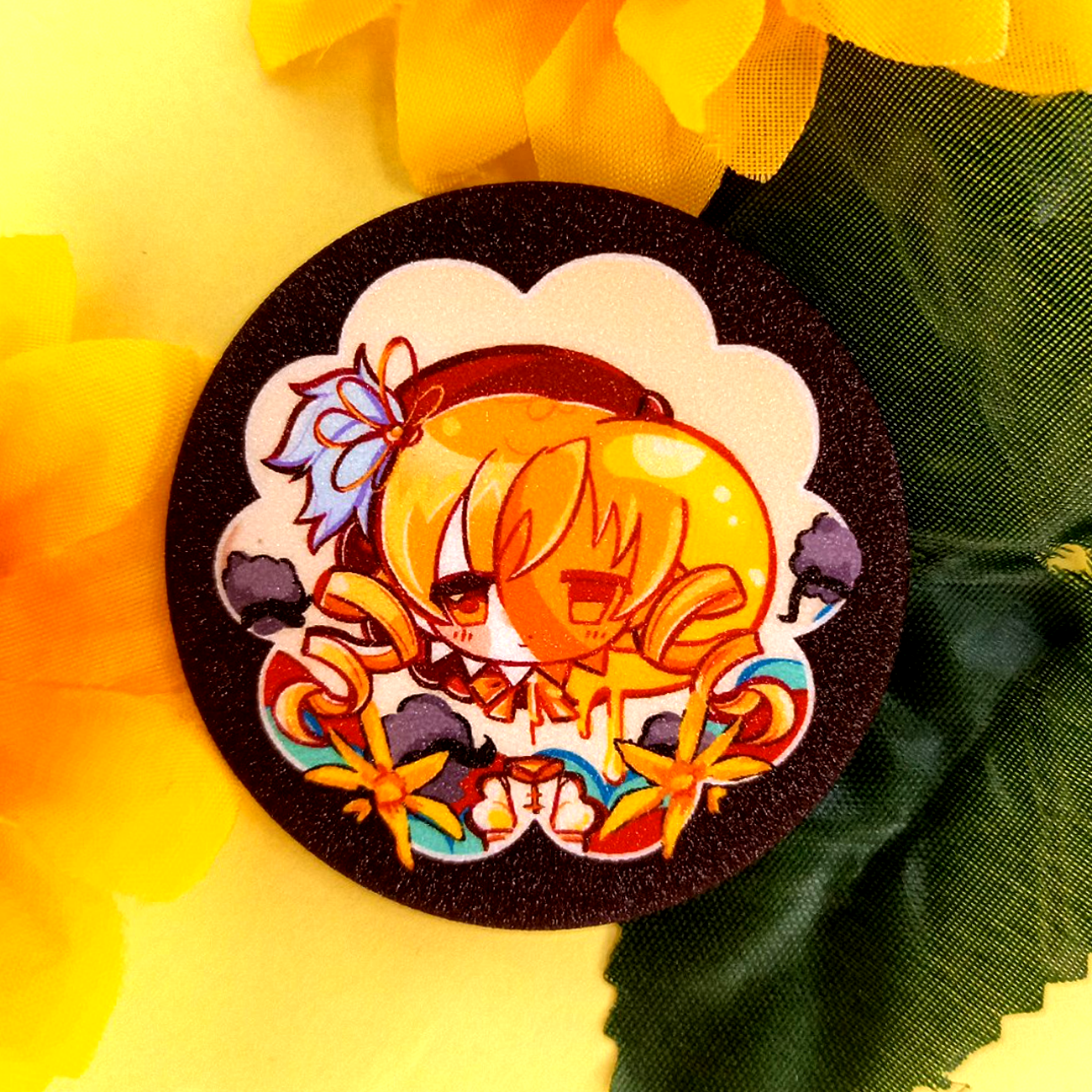 Значок 50 мм сахар Мами Томоэ