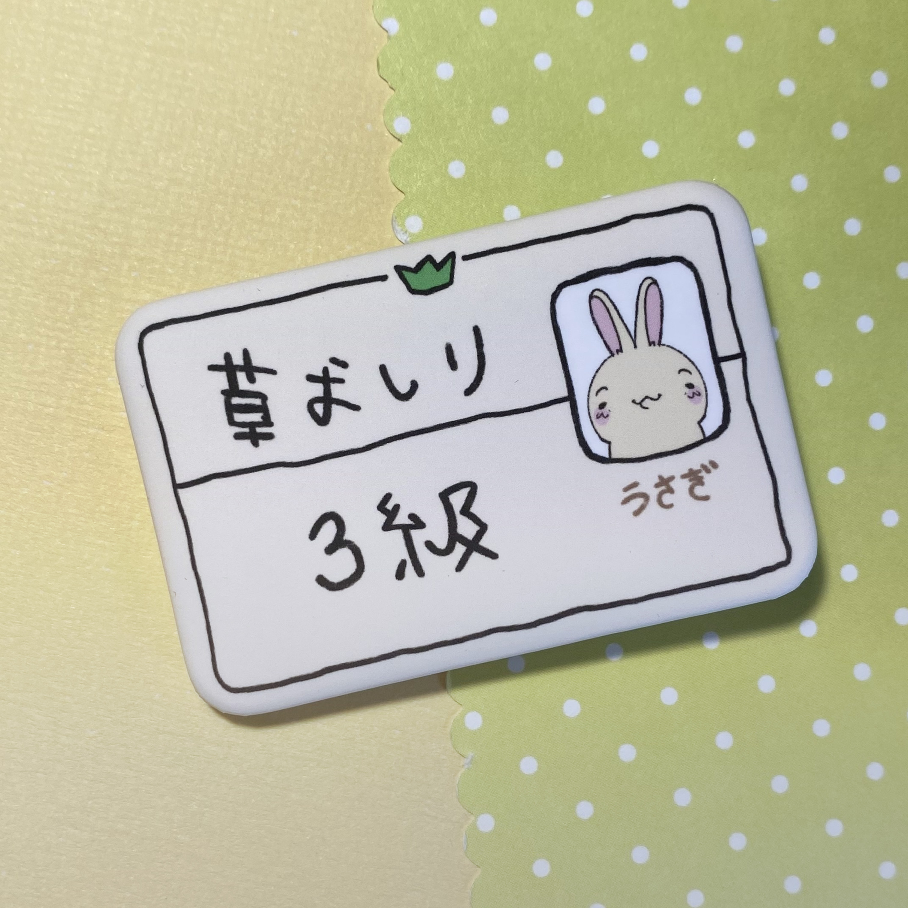 Значок-удостоверение "Усаги"