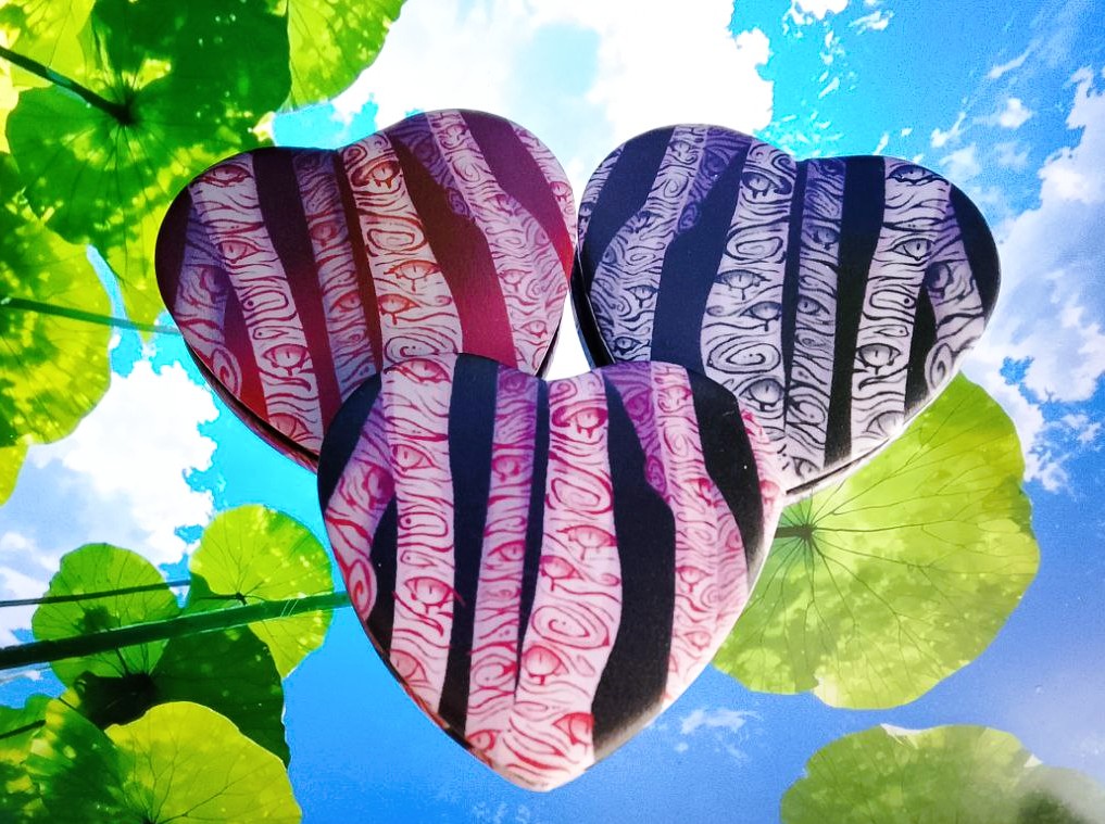 Значок сердце Березки Глядят