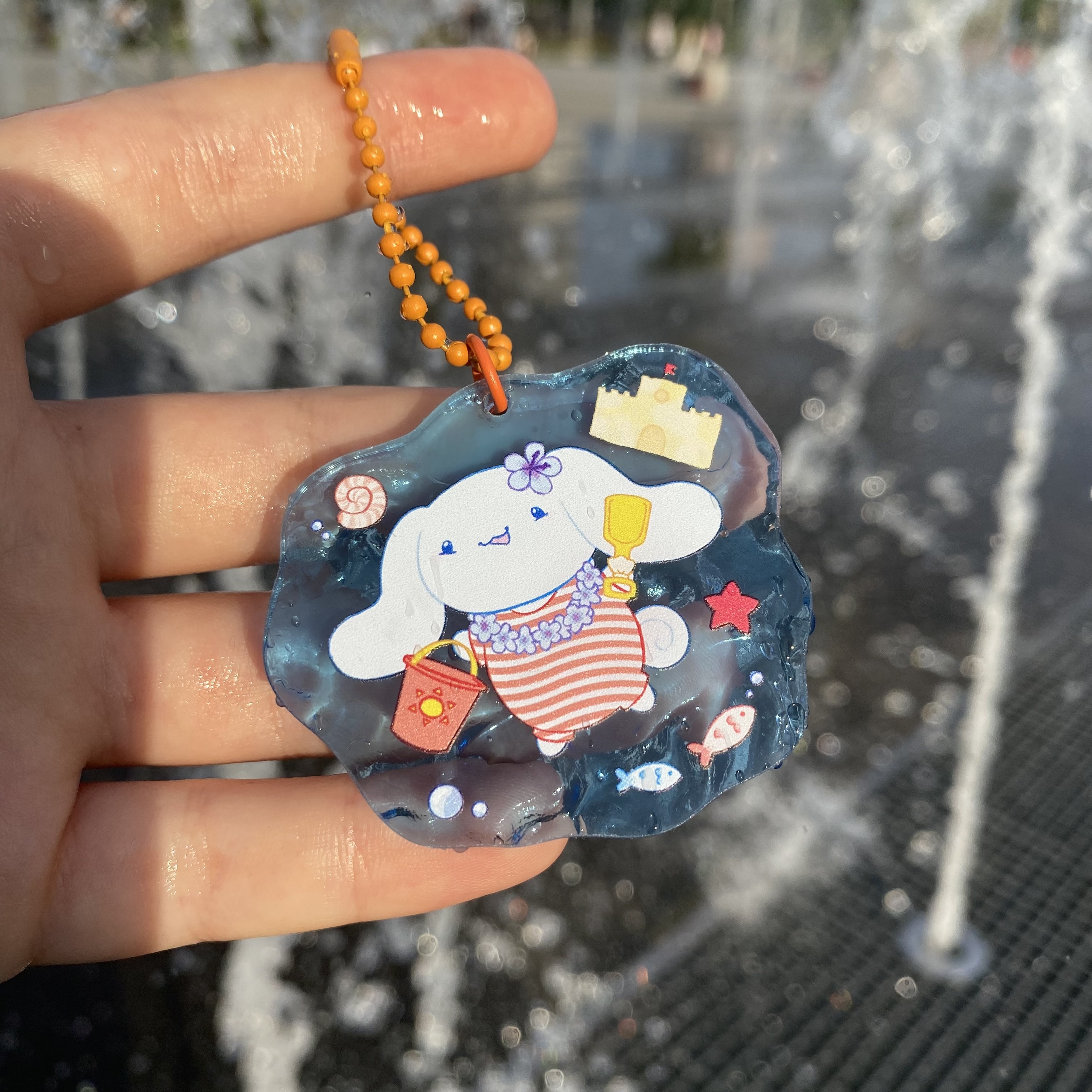 Водный брелок 5см "Синнамонрол"