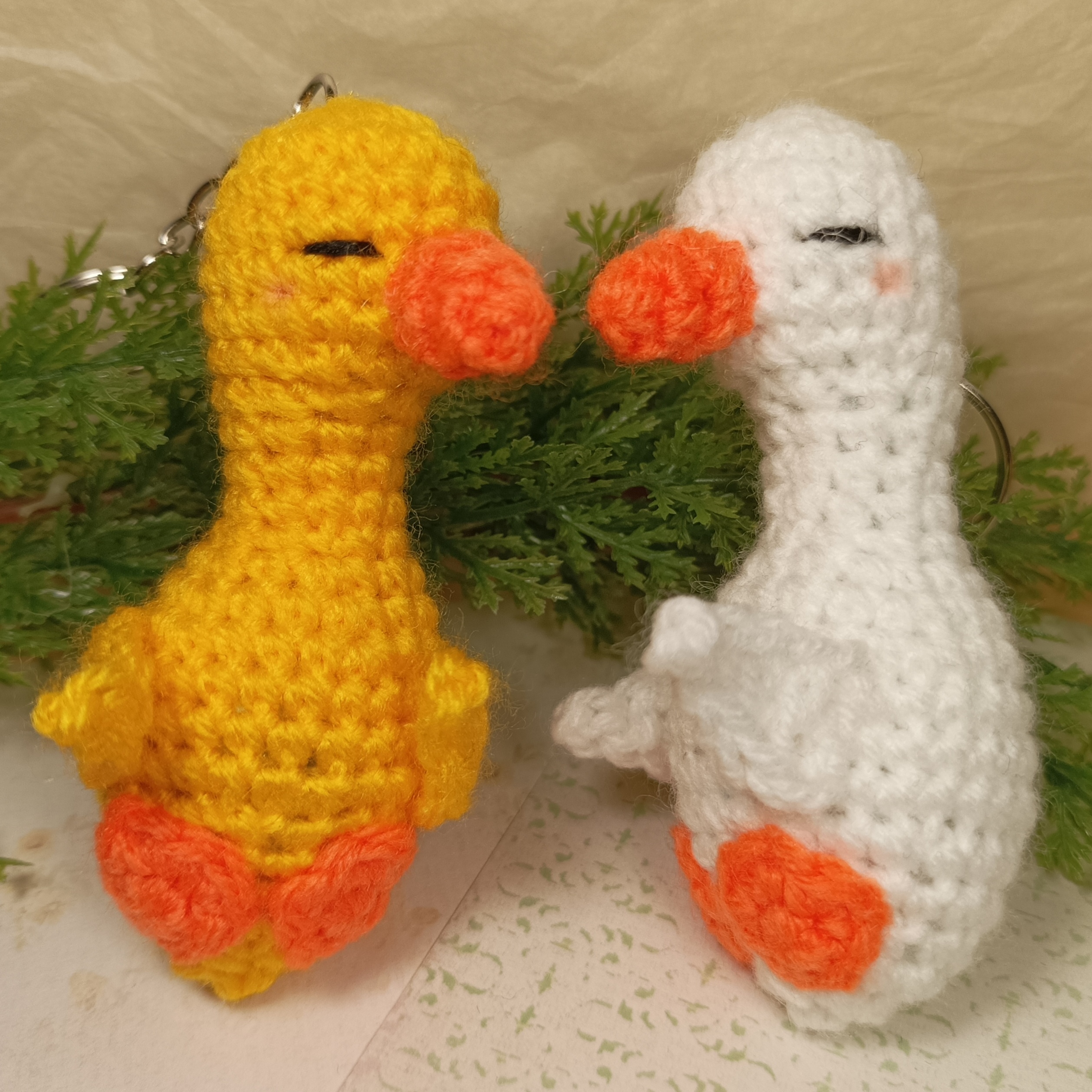 Брелоки парные Гуси