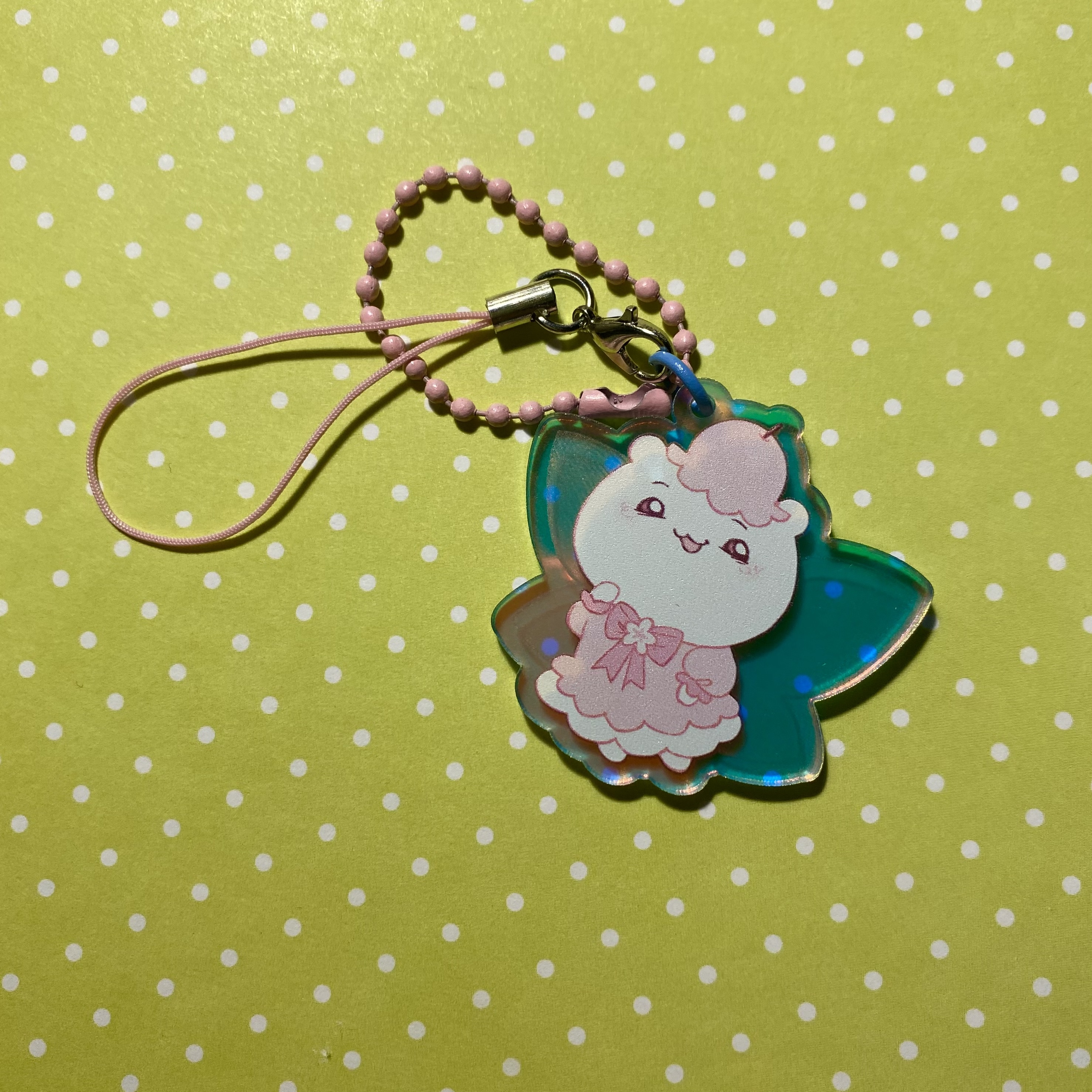 Радужный брелок "Чиикава фея" 4см