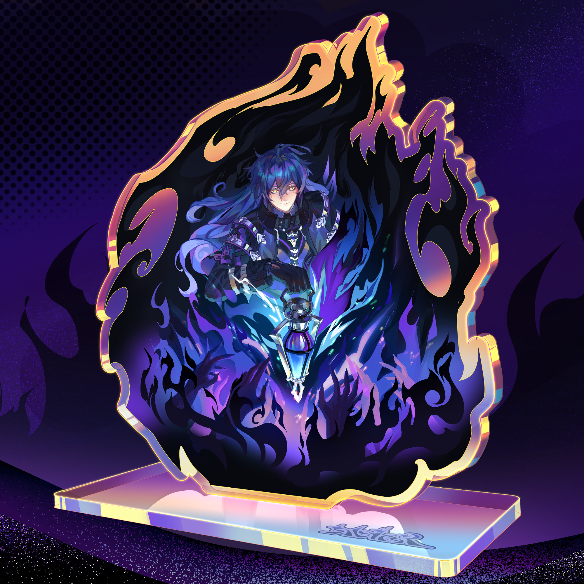 Стенд на жемчужном акриле "Флинс"