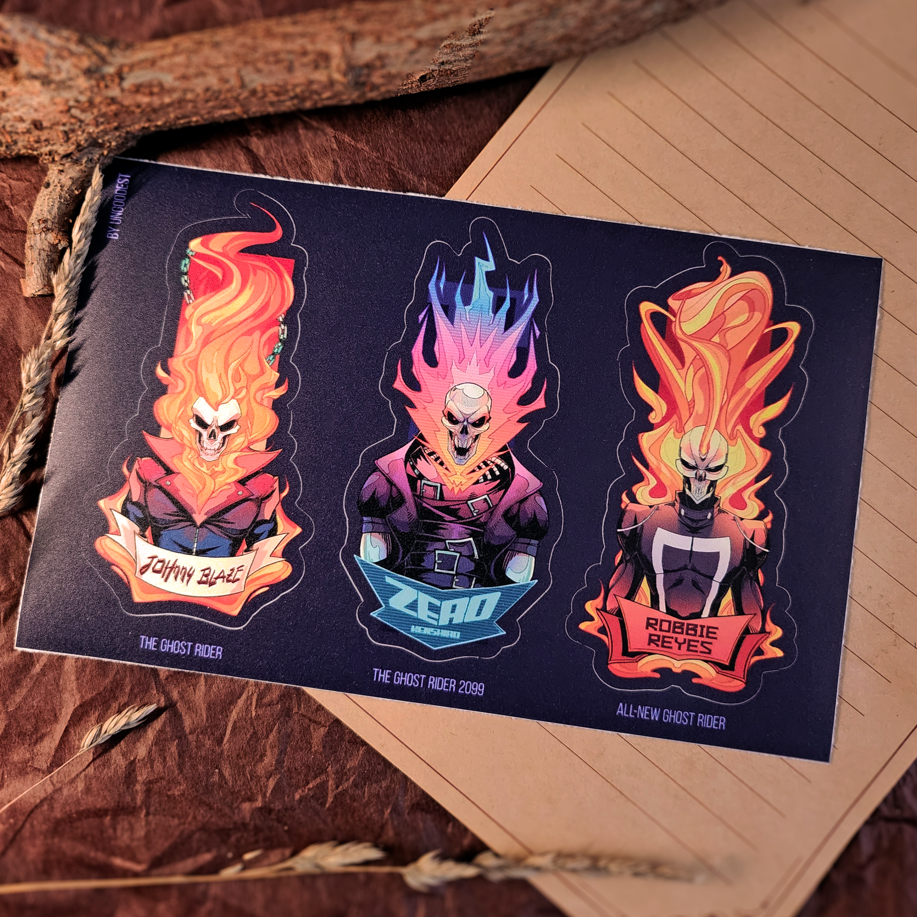 Стикерпак «Призрачные гонщики»