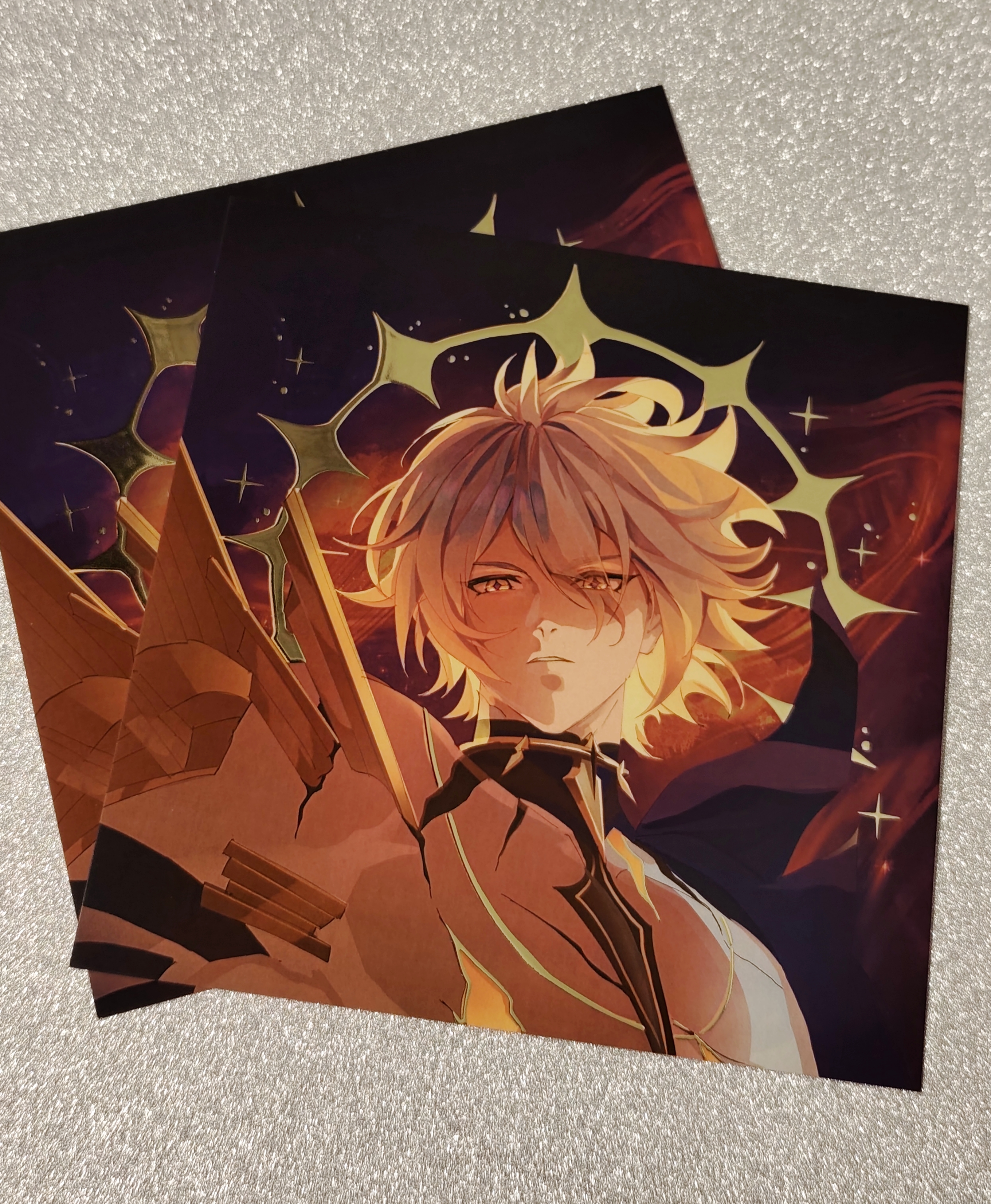 Открытка с фольгой "Каослана"