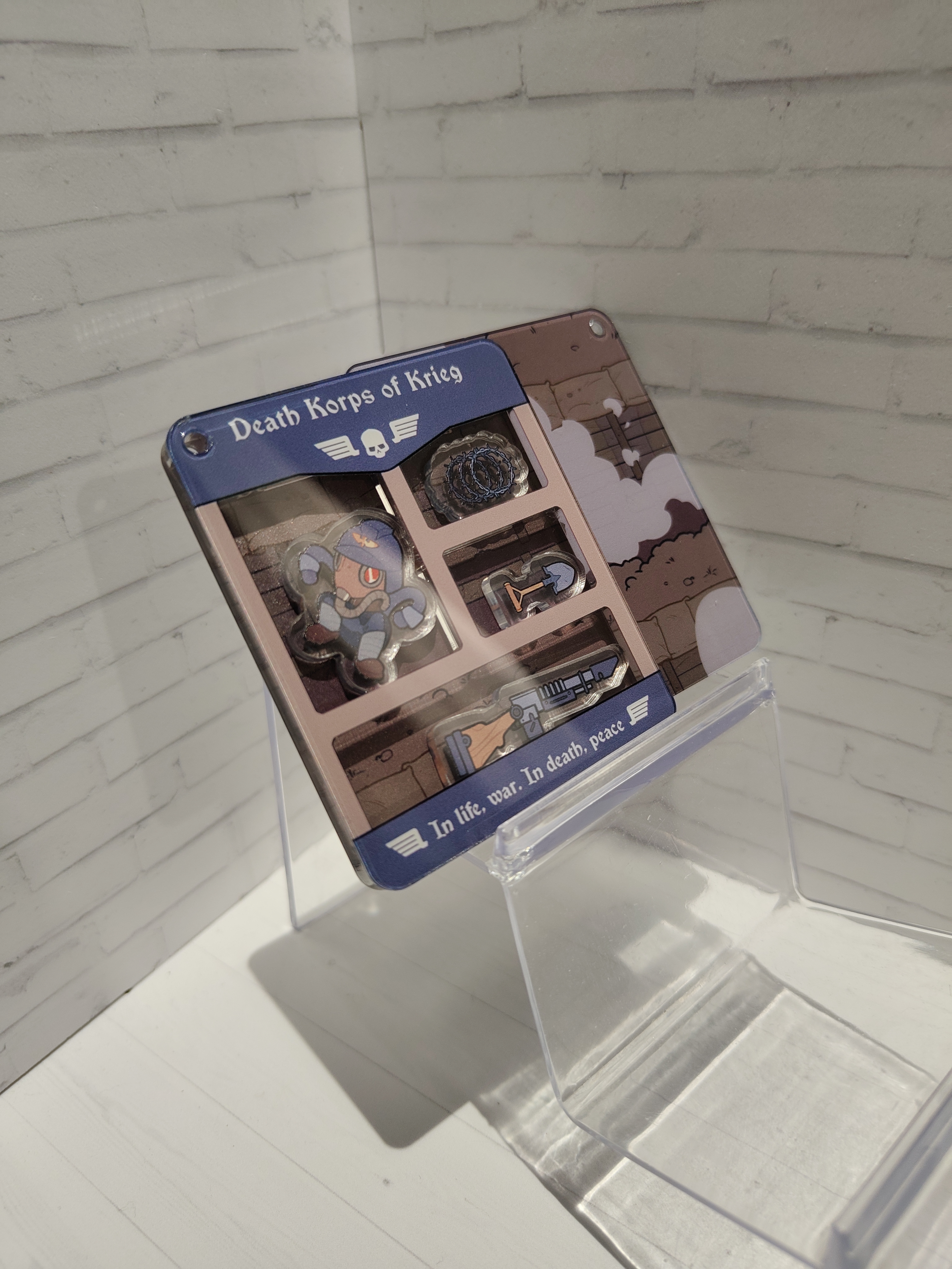 Стенд брелок шейкер Warhammer 40k Криговец