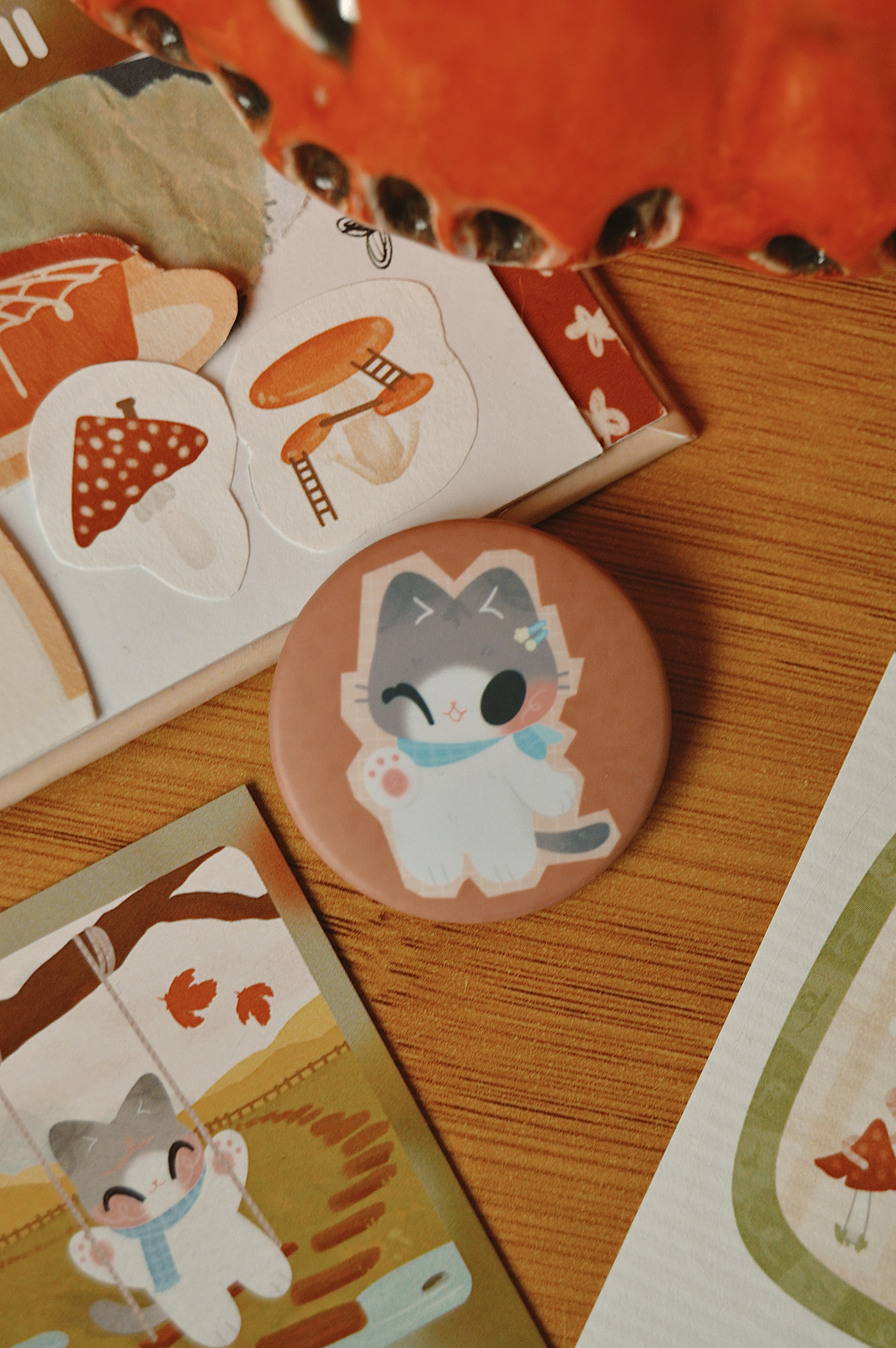 значок ириска матовый