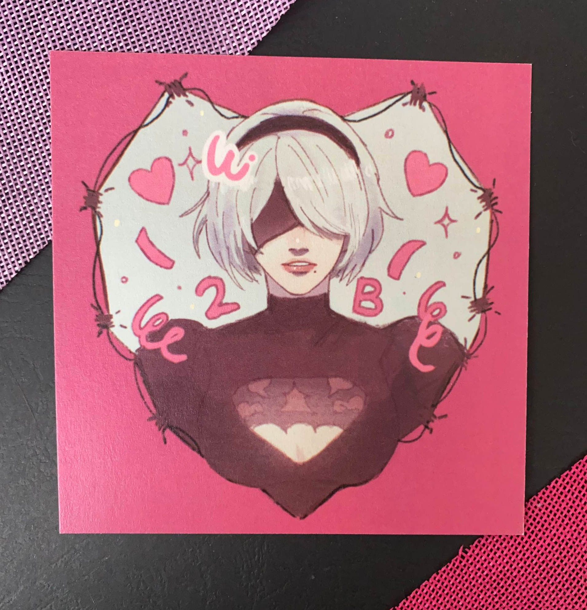 Открытка 2B (Nier: Automata)