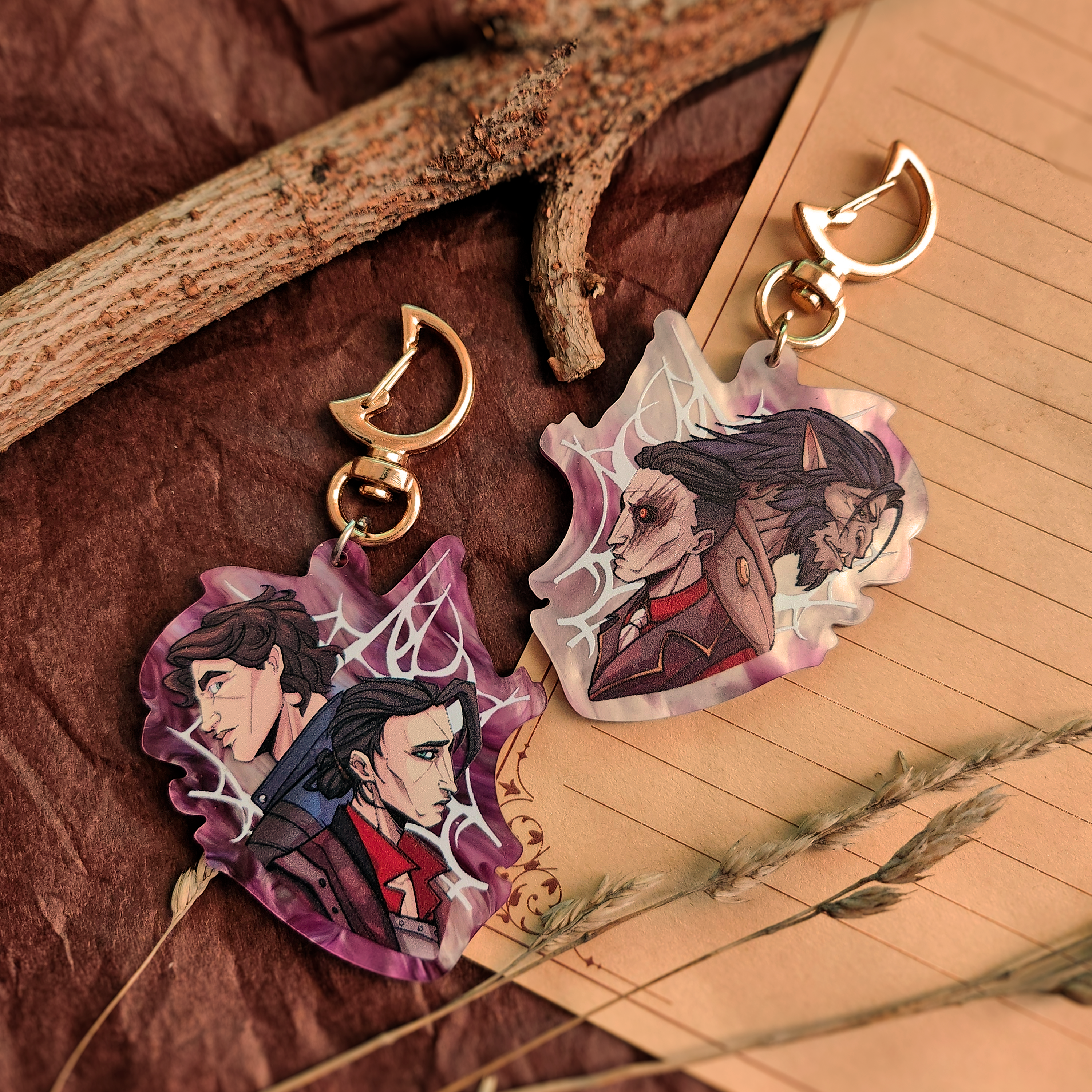 Брелок "Силко и Вандер" двусторонний