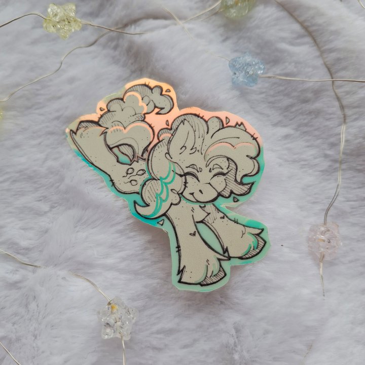 Стикер одиночный Пинки Пай СВТ + Жемчуг