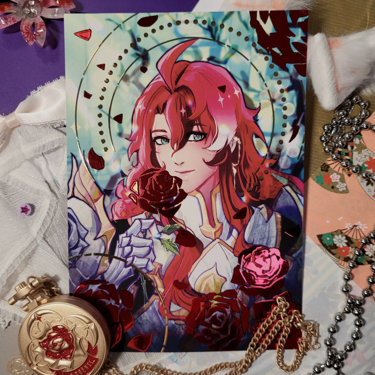 Принт А5 "Аргенти" с фольгой