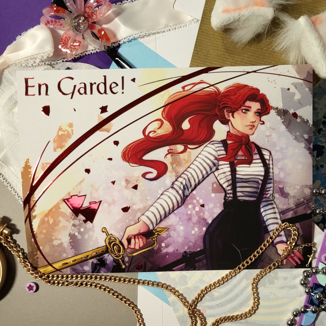 Принт А5 "Маэлль" с фольгой