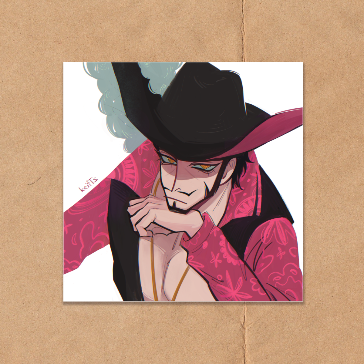 Открытка 12х12см Михоук