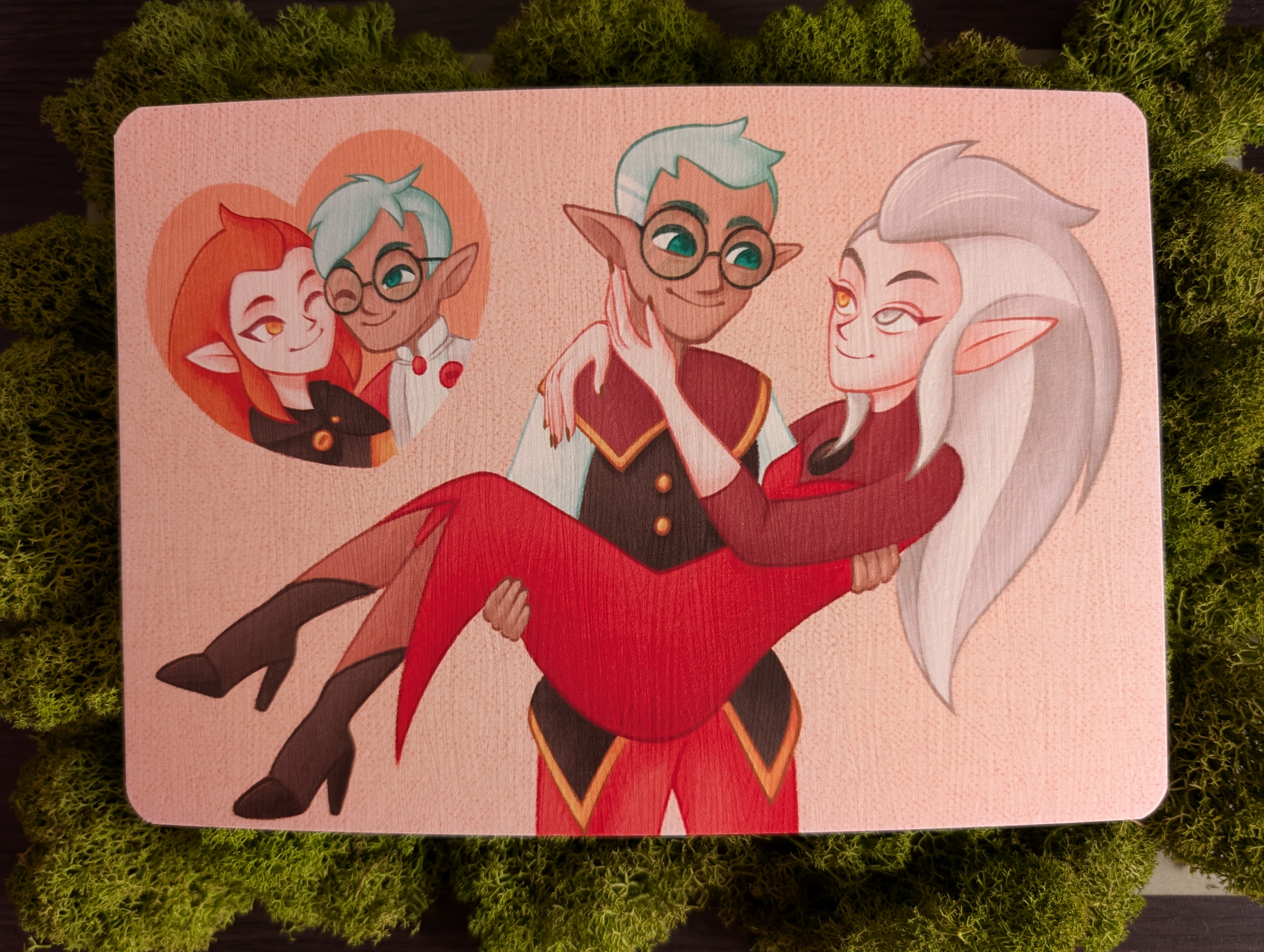 Принт А5 Дом Совы текстурный