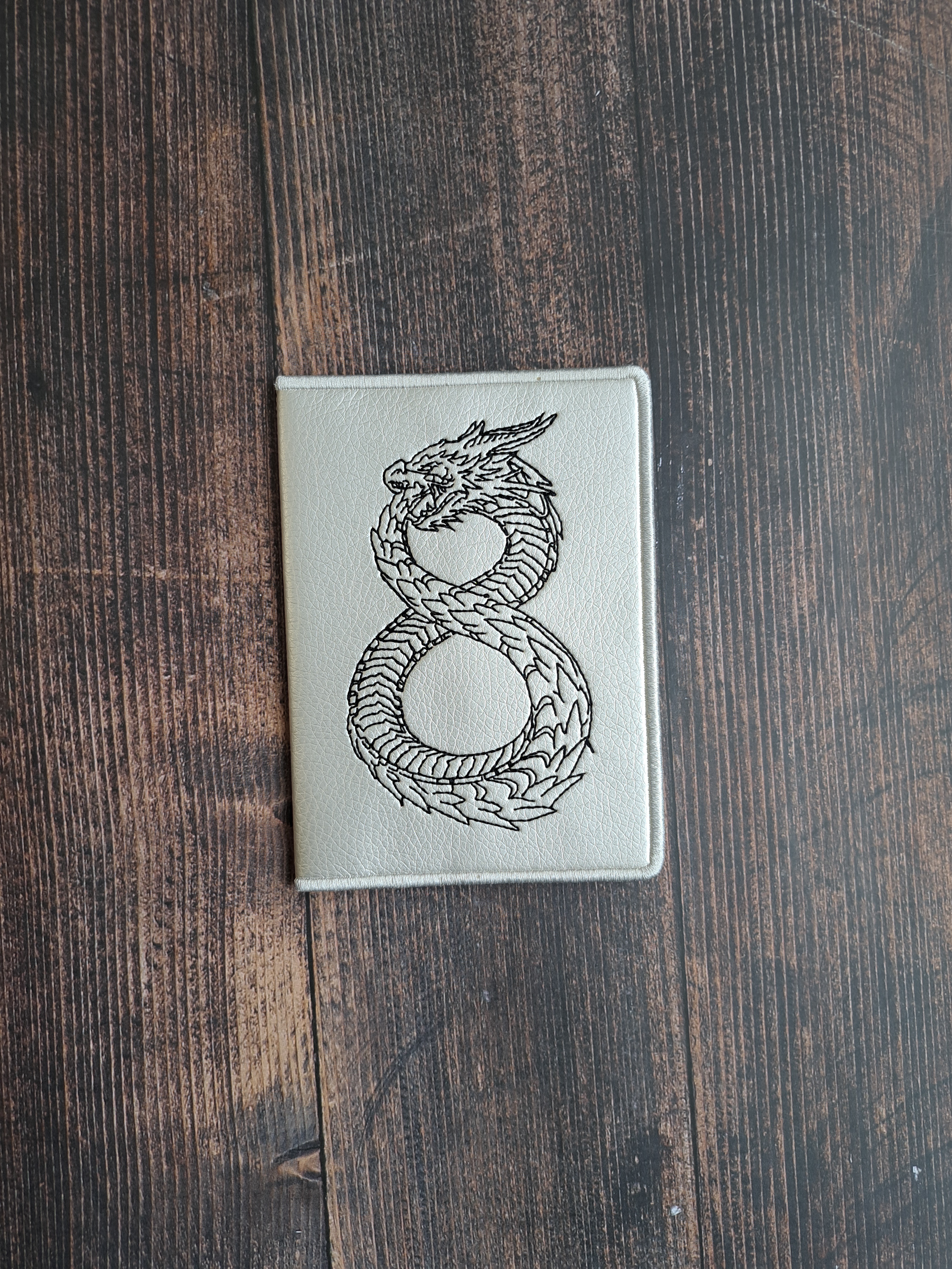 Обложка экокожа "Дракон"