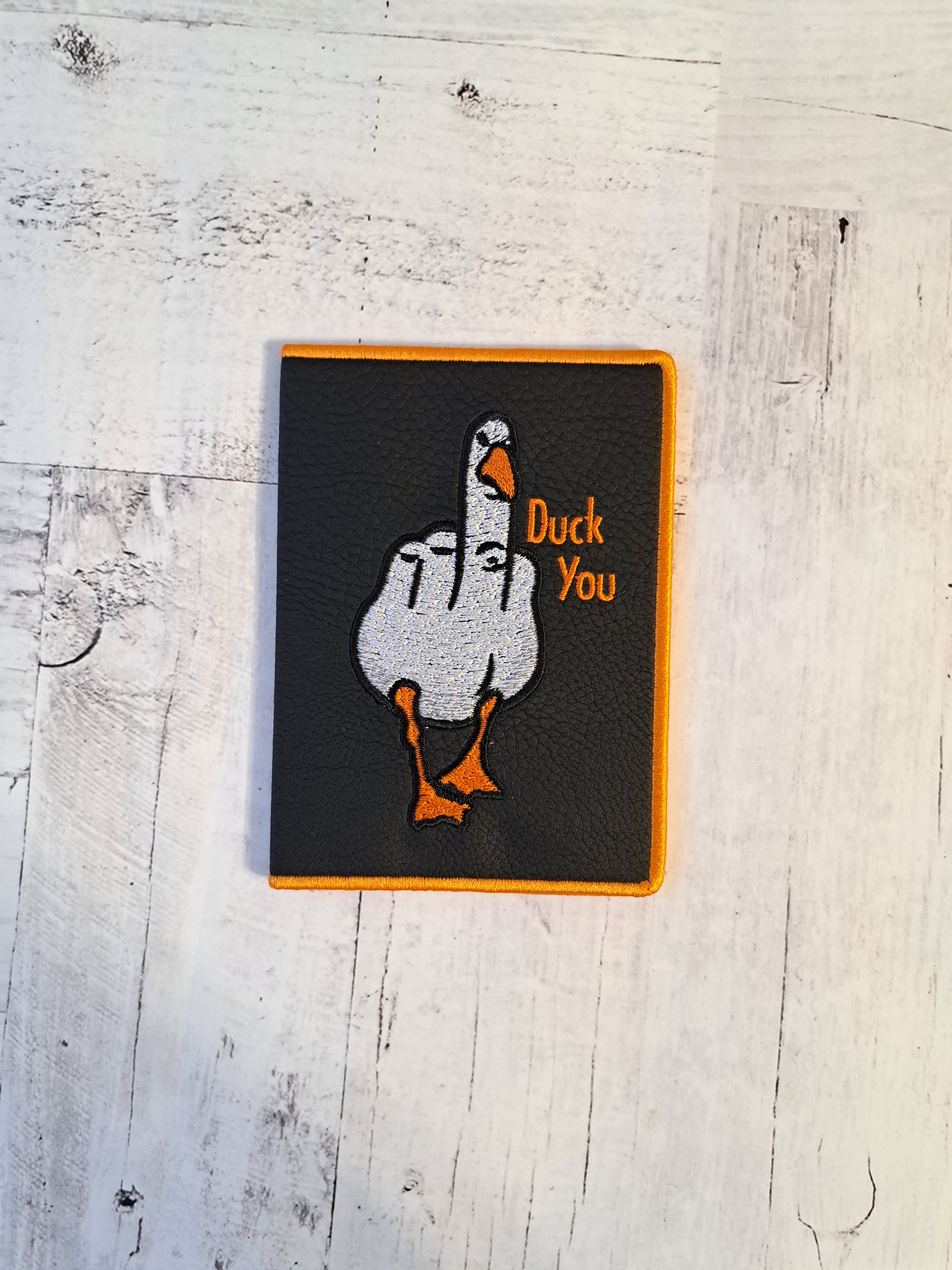 Обложка экокожа "Гусь"