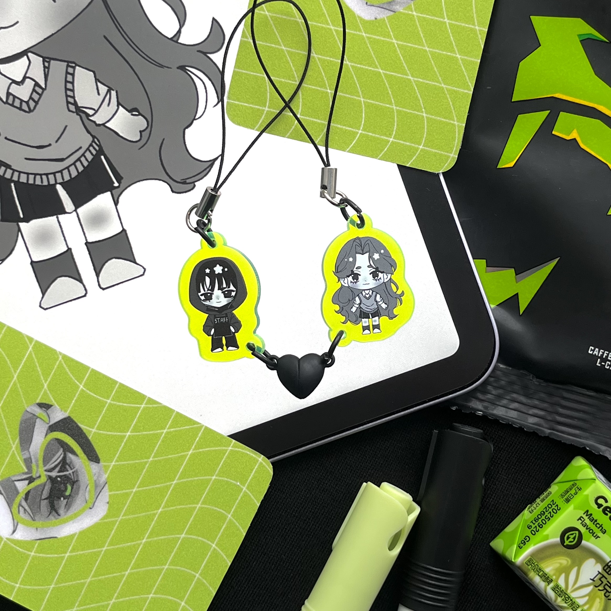 Парные подвесски Грин Юри