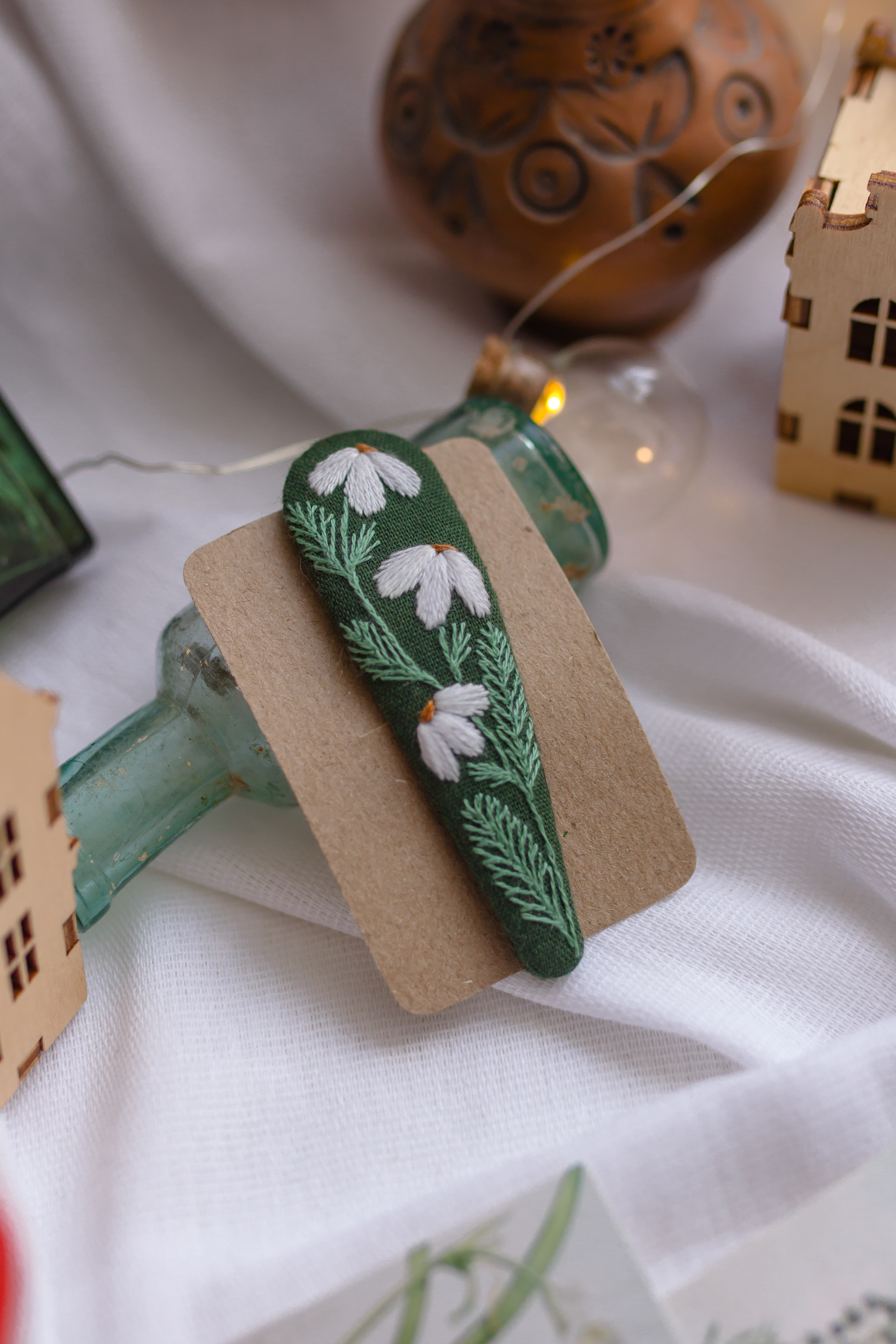 Заколка Ромашка