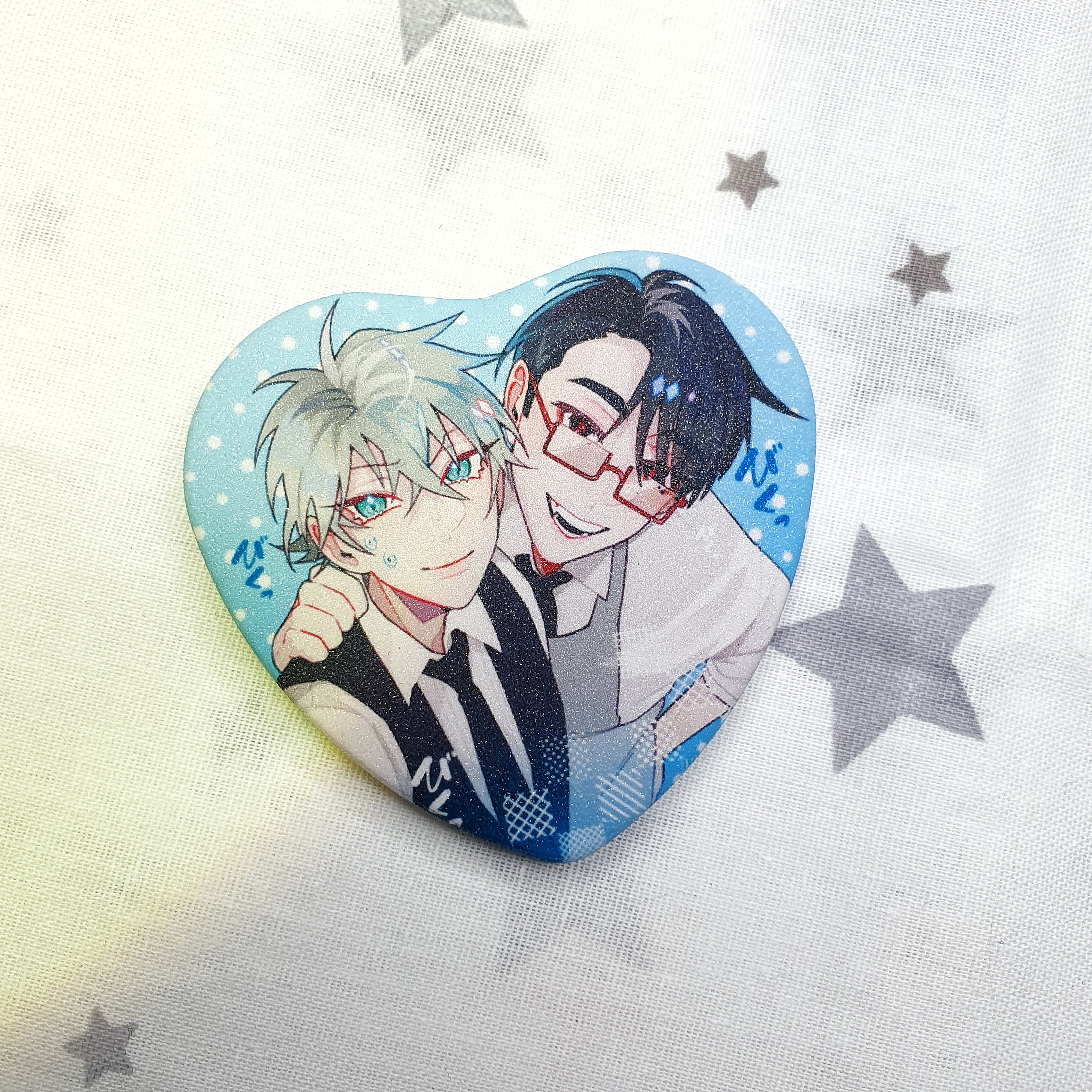 Значок-сердечко Alien stage, Ивантиллы