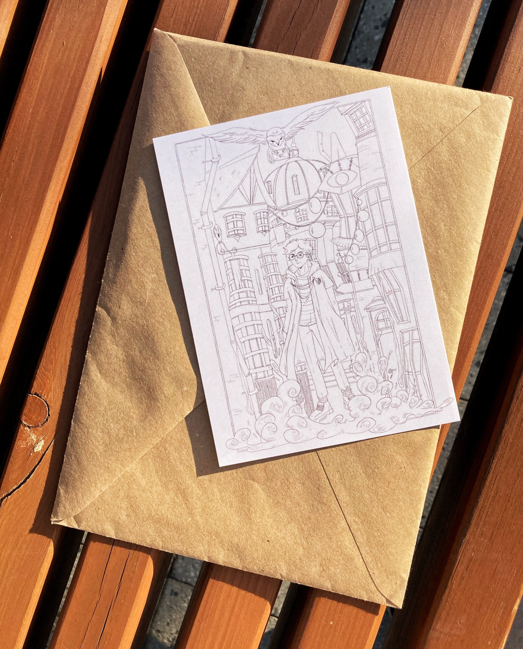 Раскраска Гарри Поттер