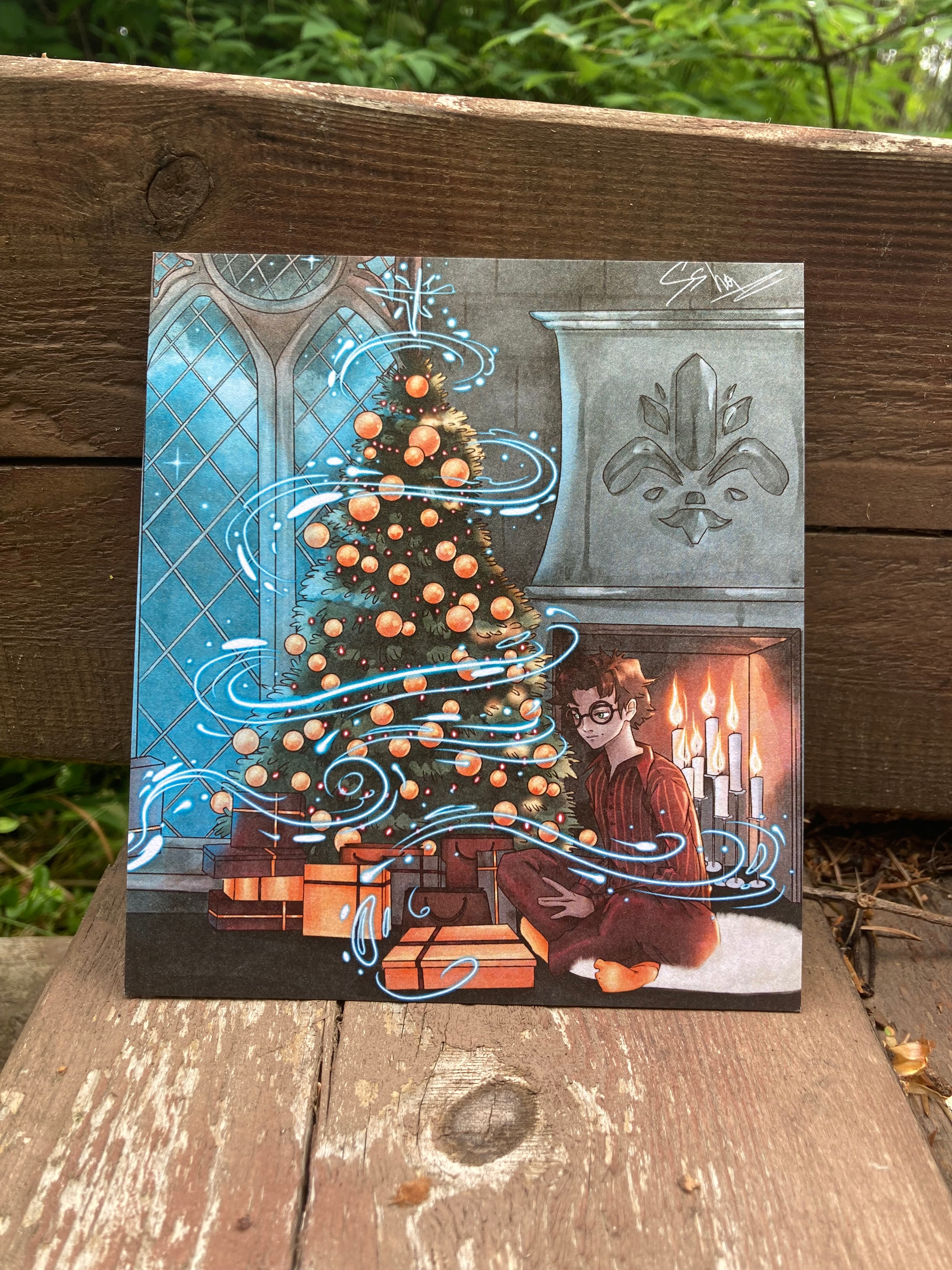 Принт Гарри Поттер НГ