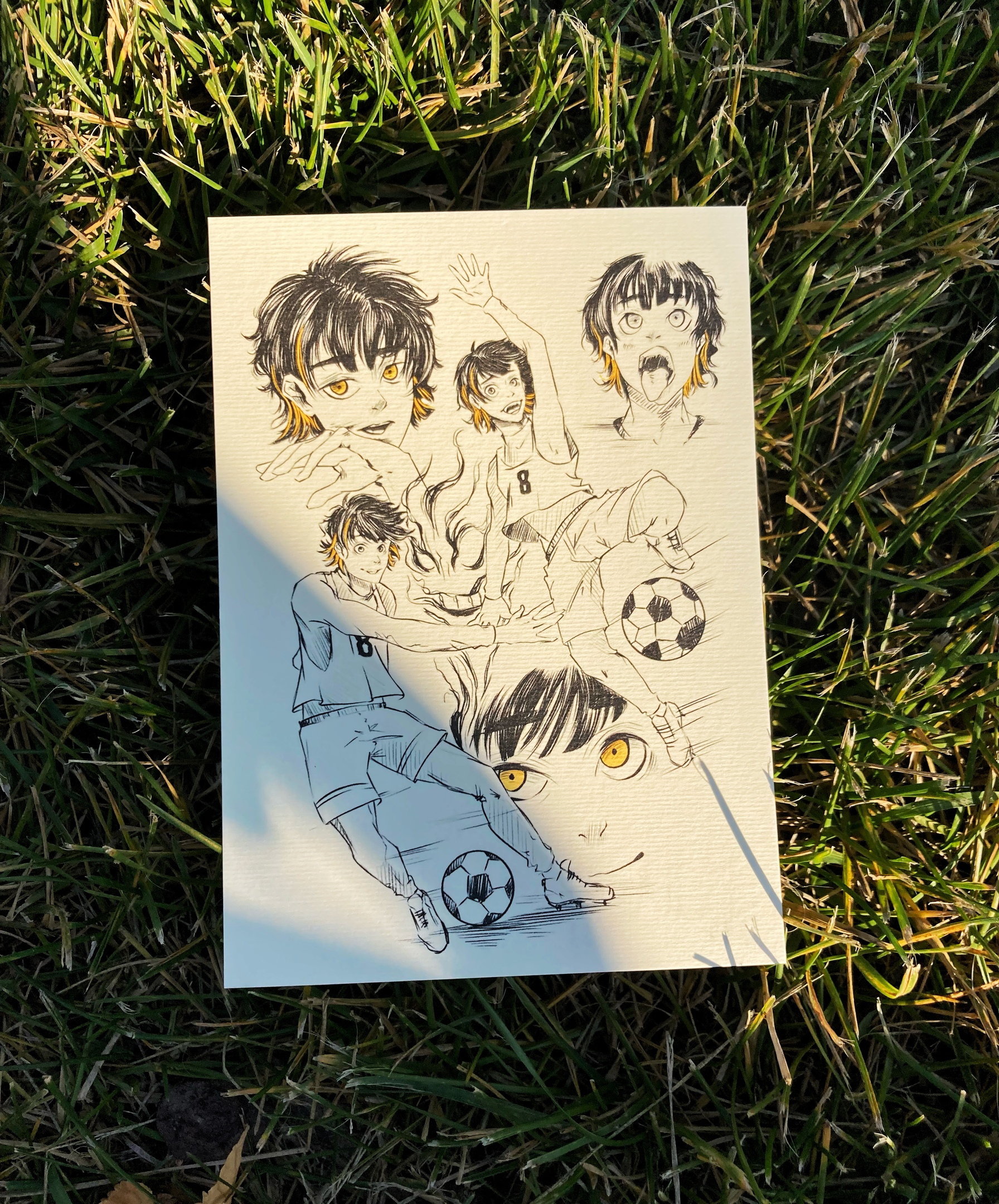 Открытка "Блю Лок"