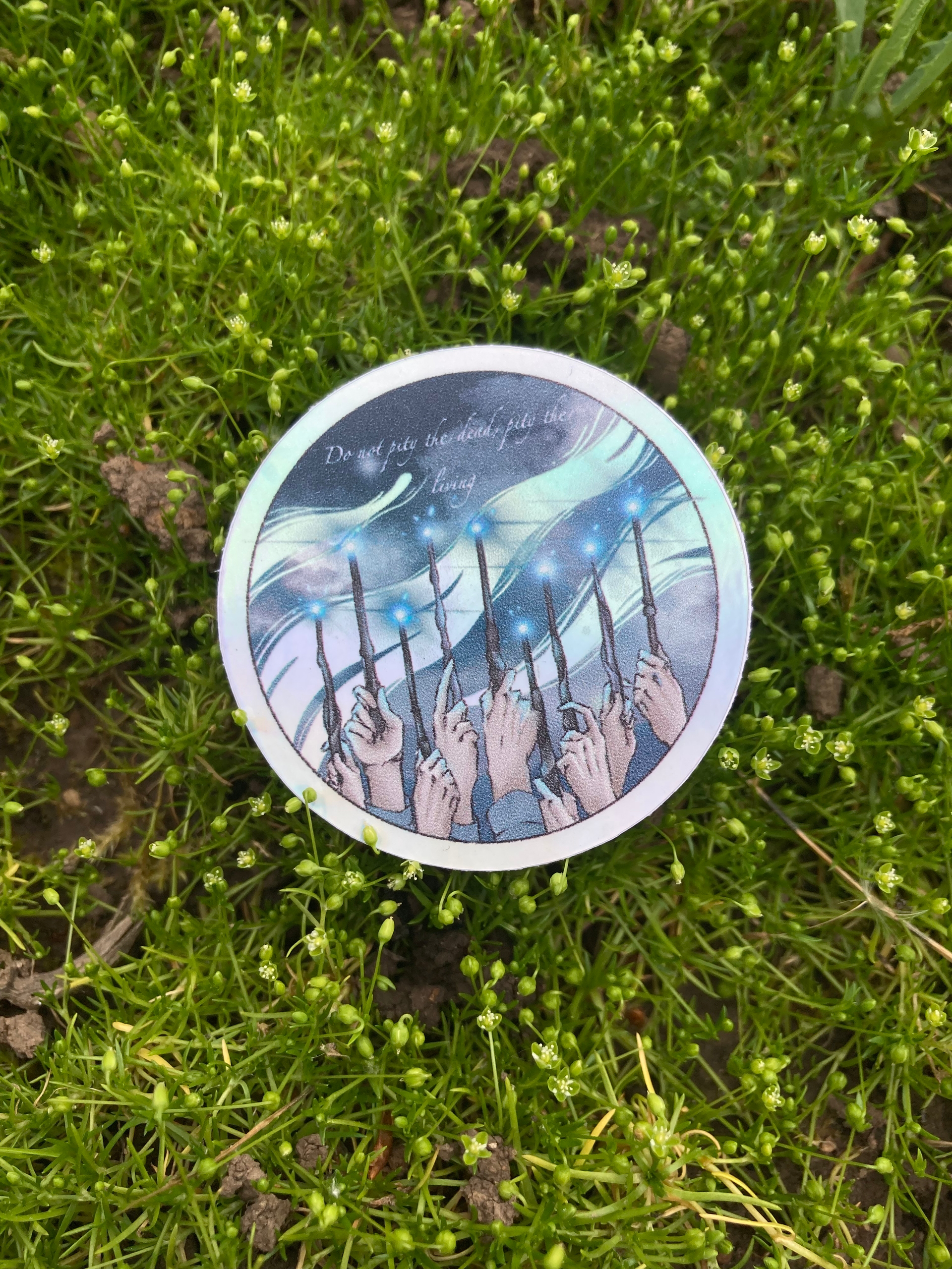 Голо-стикер Палочки вверх