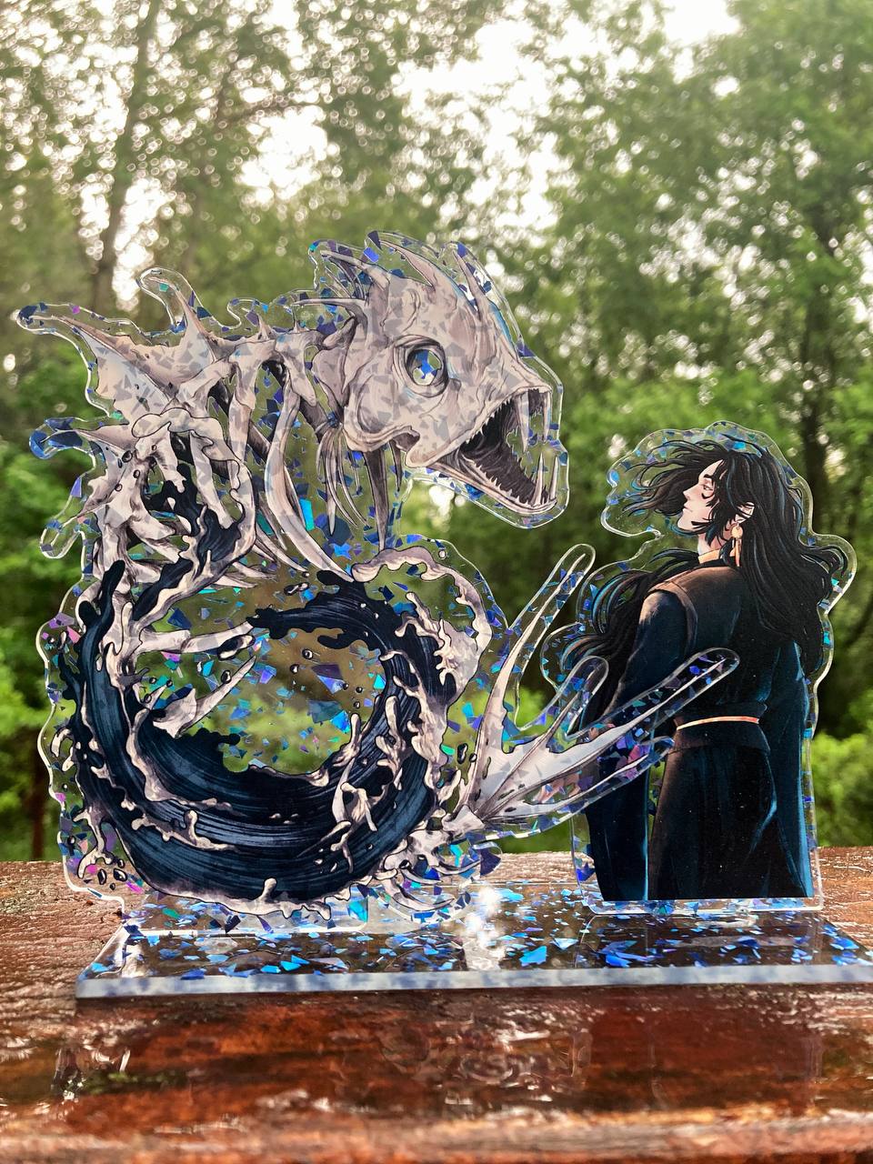 Стенд Рыба 12см+15см Двойной