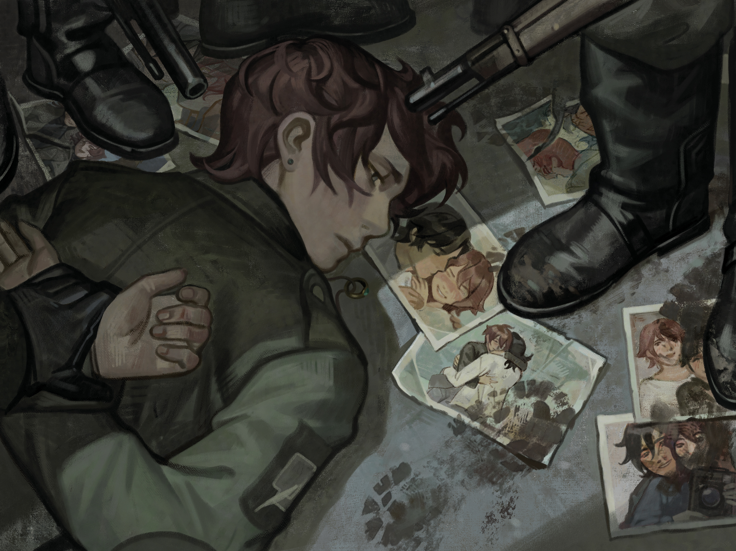 Открытка "ОС Растоптанные фото"