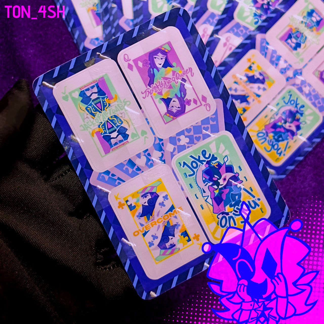 “Карты” кошачий глаз стикерпак