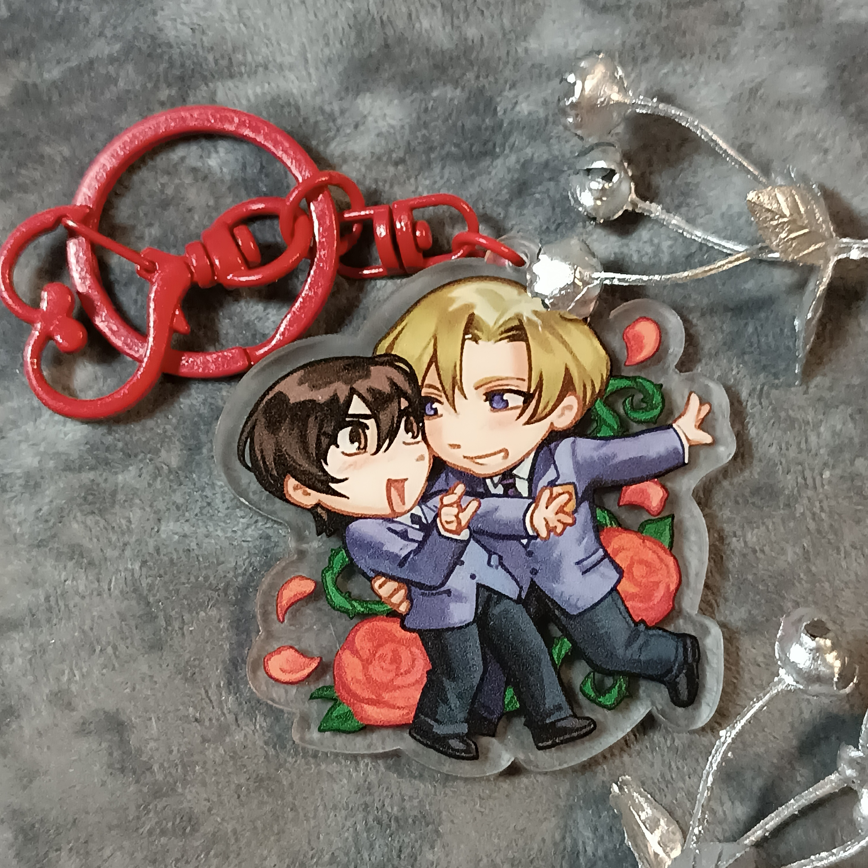 Брелок "Хост Клуб Оран" акрил под стеклом