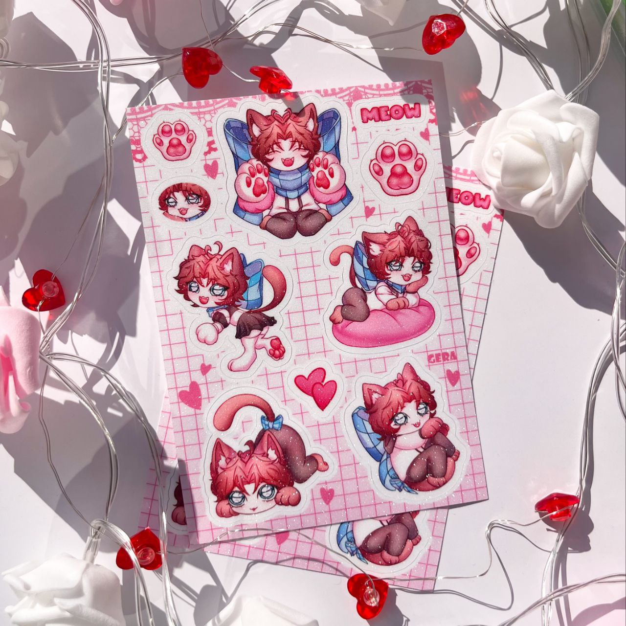 Стикерпкак А6 Котолошка | Лололошка