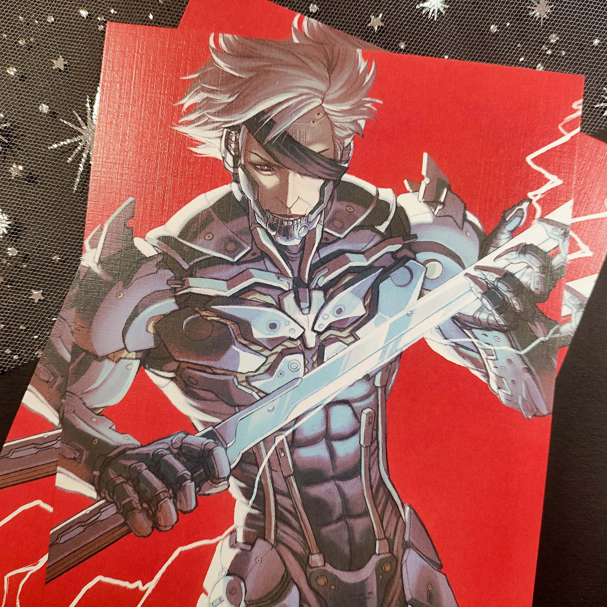 Принт А5 "Райден Метал Гир"