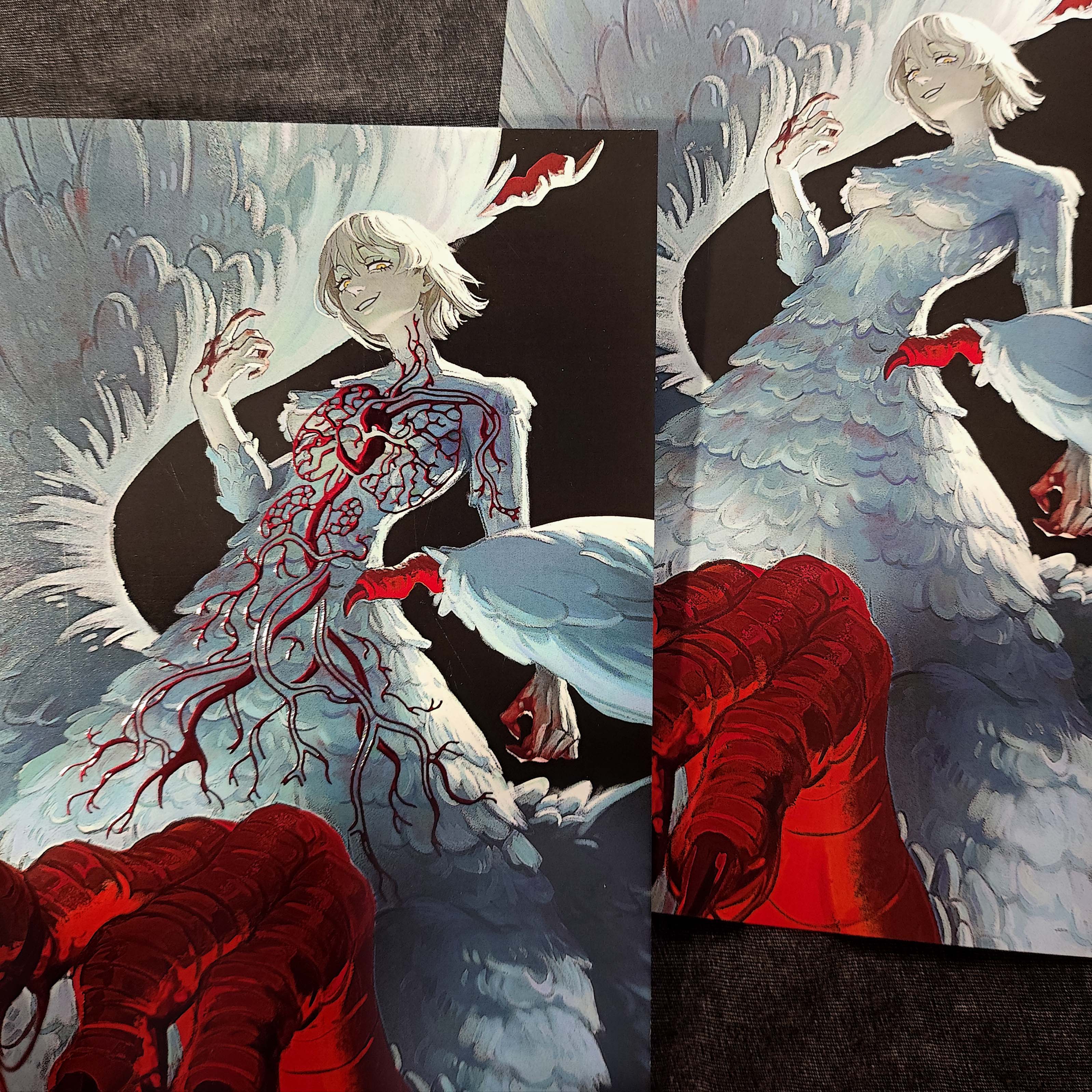 Принт А5 с фольгой "Фарин дракон"