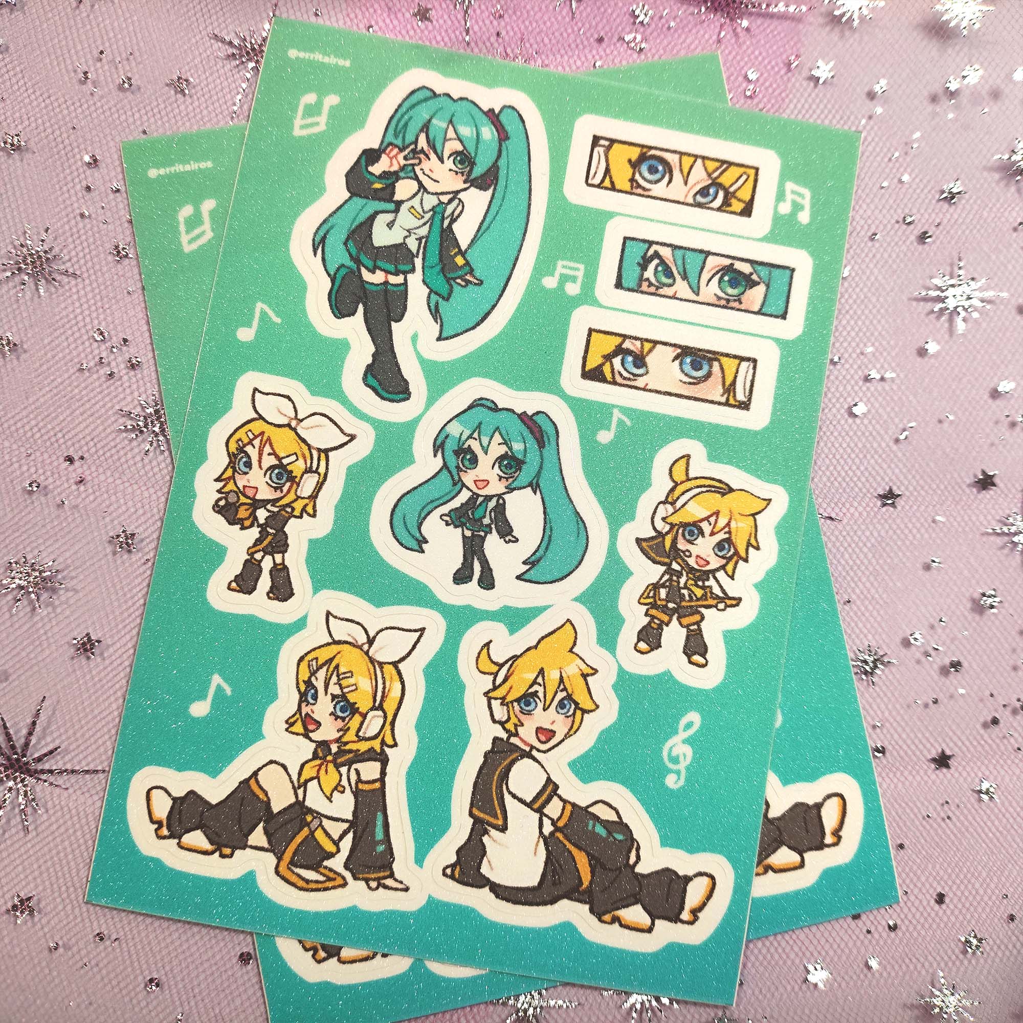 Стикерпак А6 "Вокалоиды" сахар