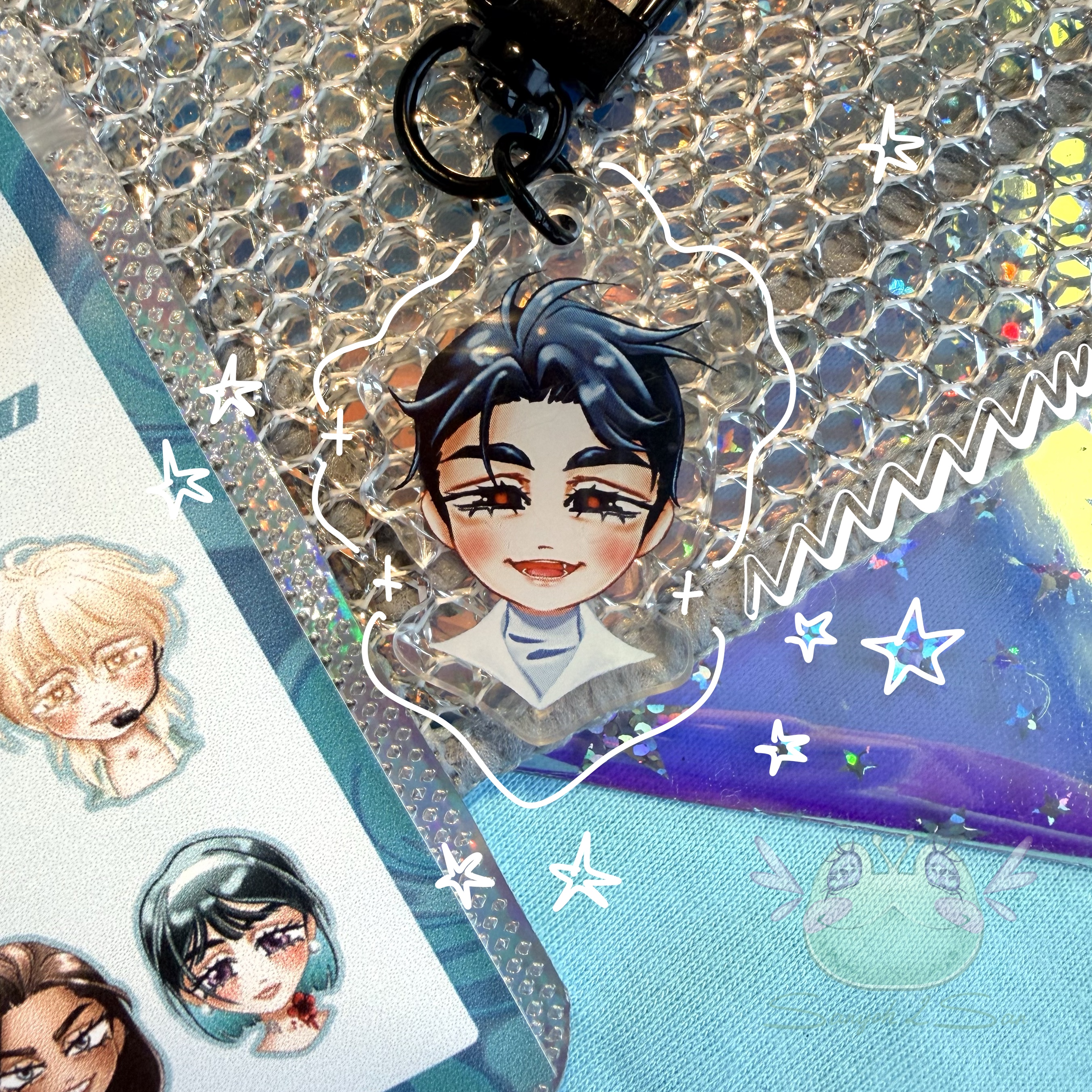 Случ., бр, ИВАН бр., прозрач, дв-ый 4см