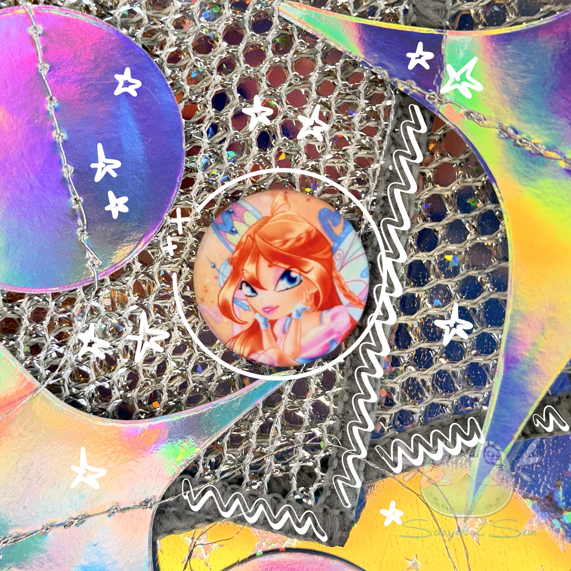 Значок 25мм БЛУМ, Беливикс круг мат