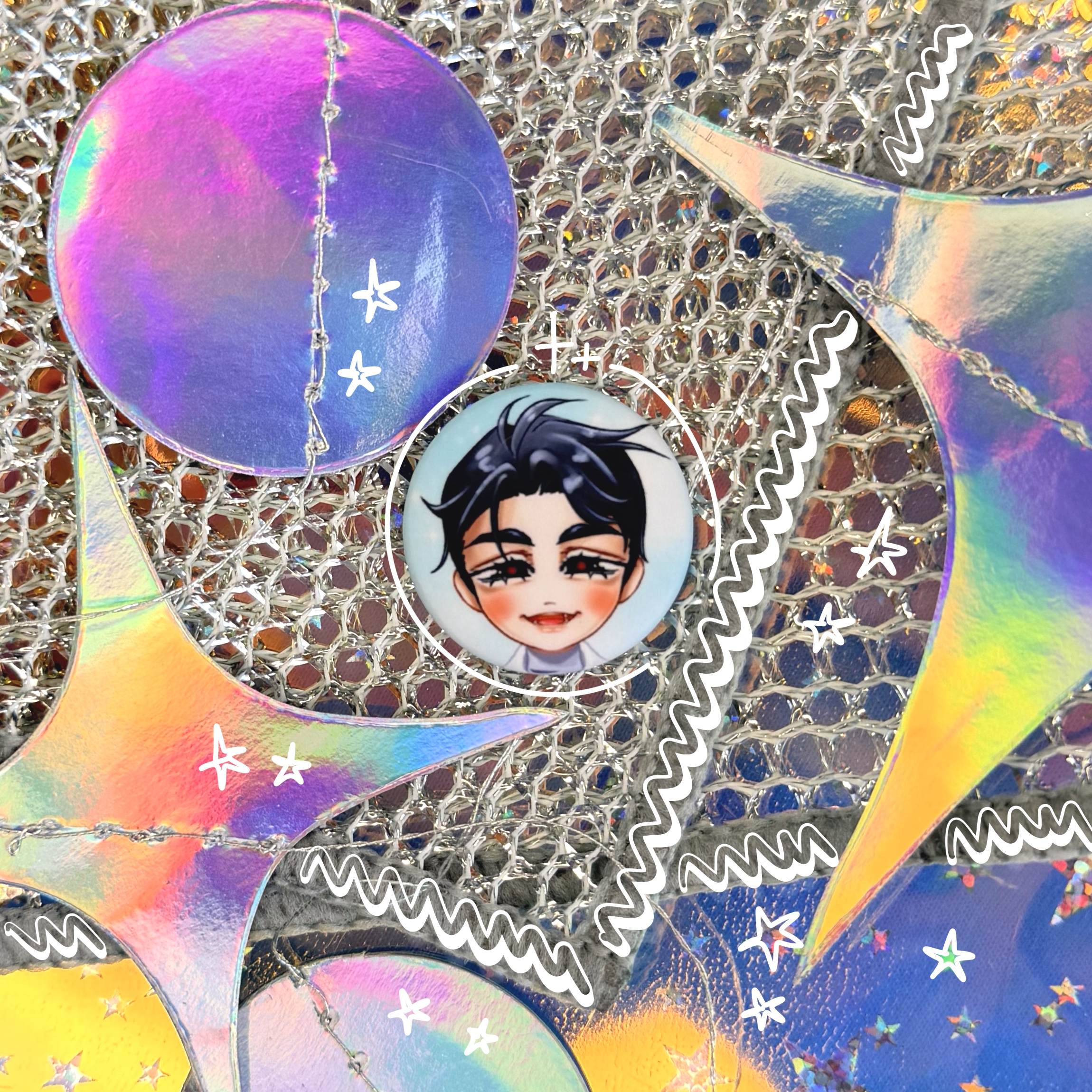 Значок 25мм ИВАН, Ино., сцена, 2.0 круг мат