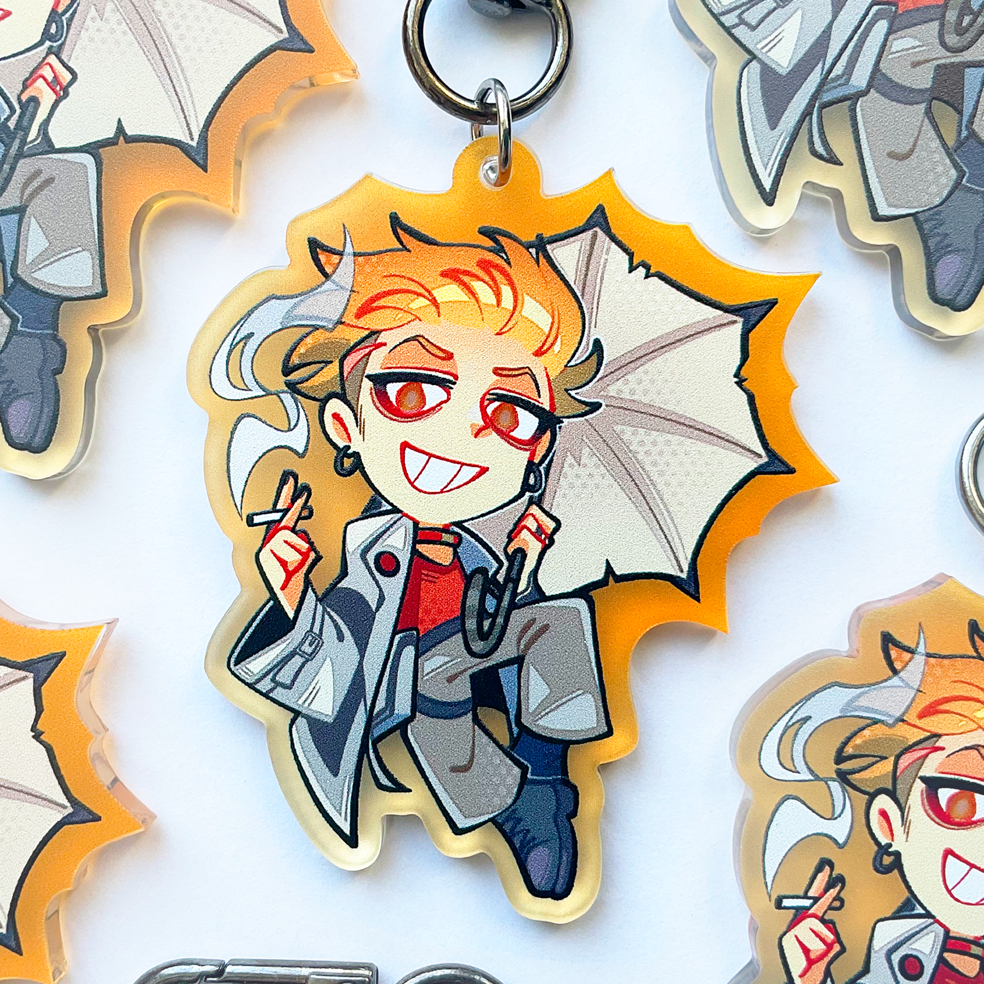 Брелок 6см Гачиакута Энджин