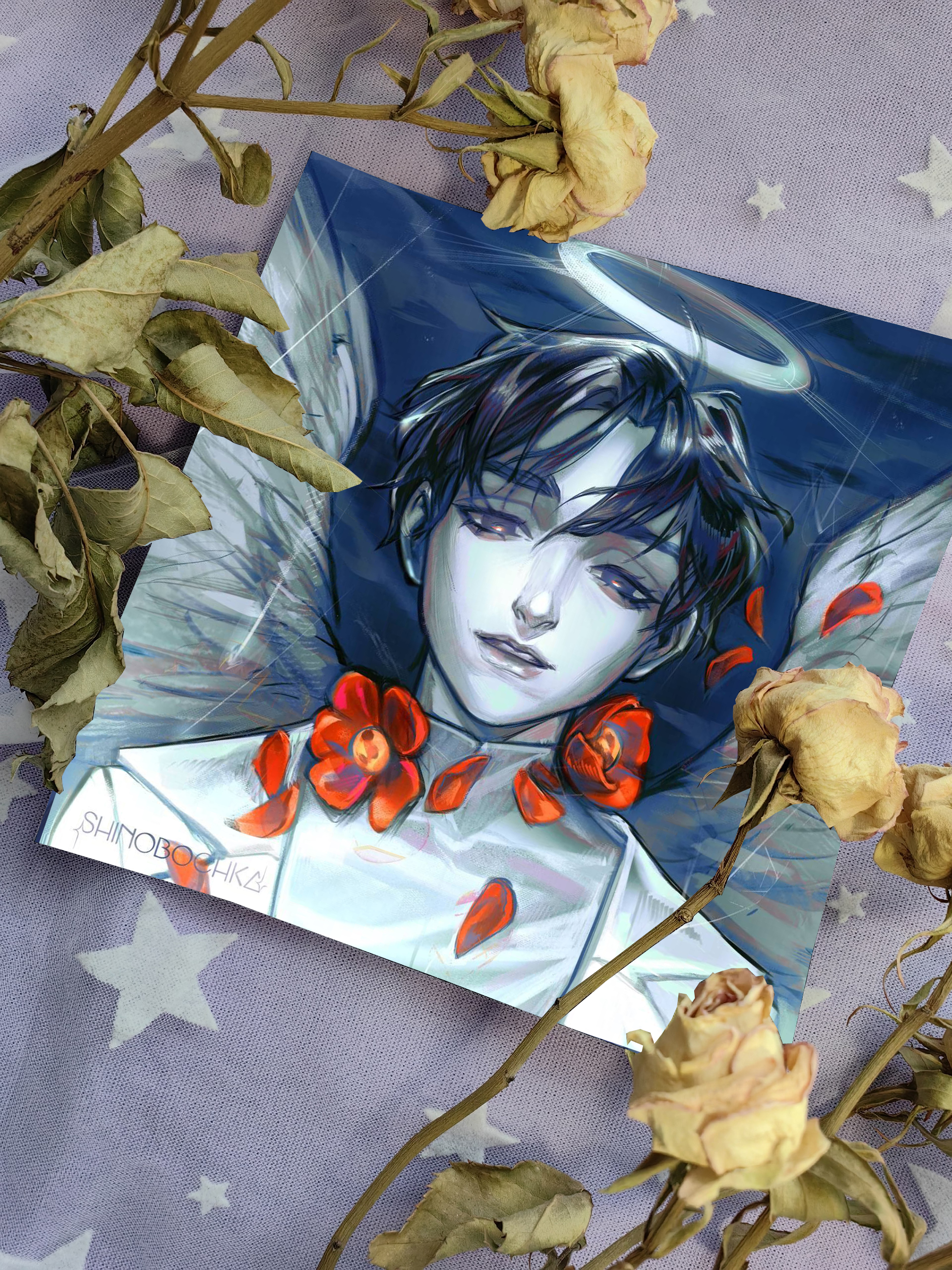 Открытка квадратная "Иван ангел"