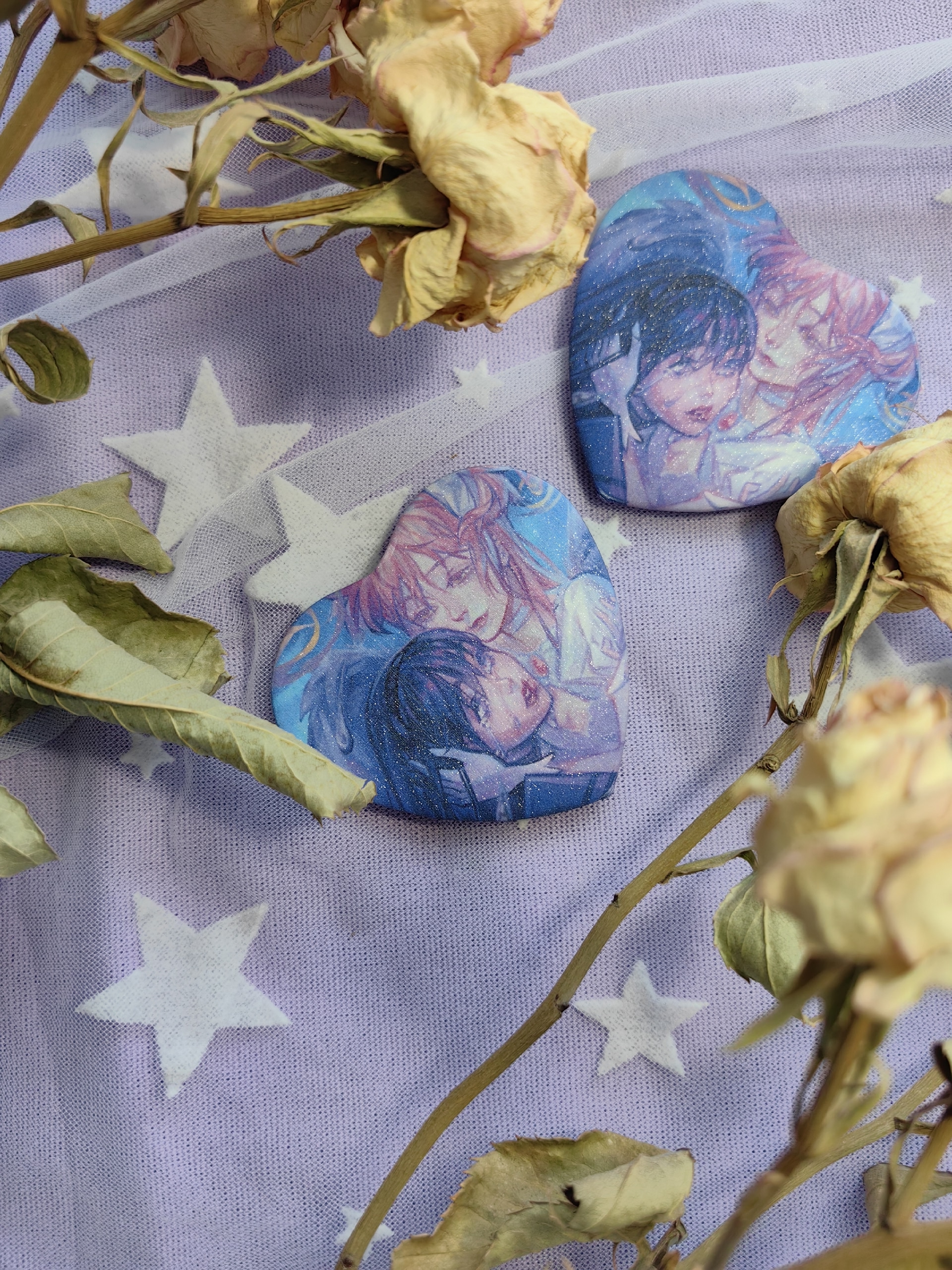 Значок "Мадока и Хомура"