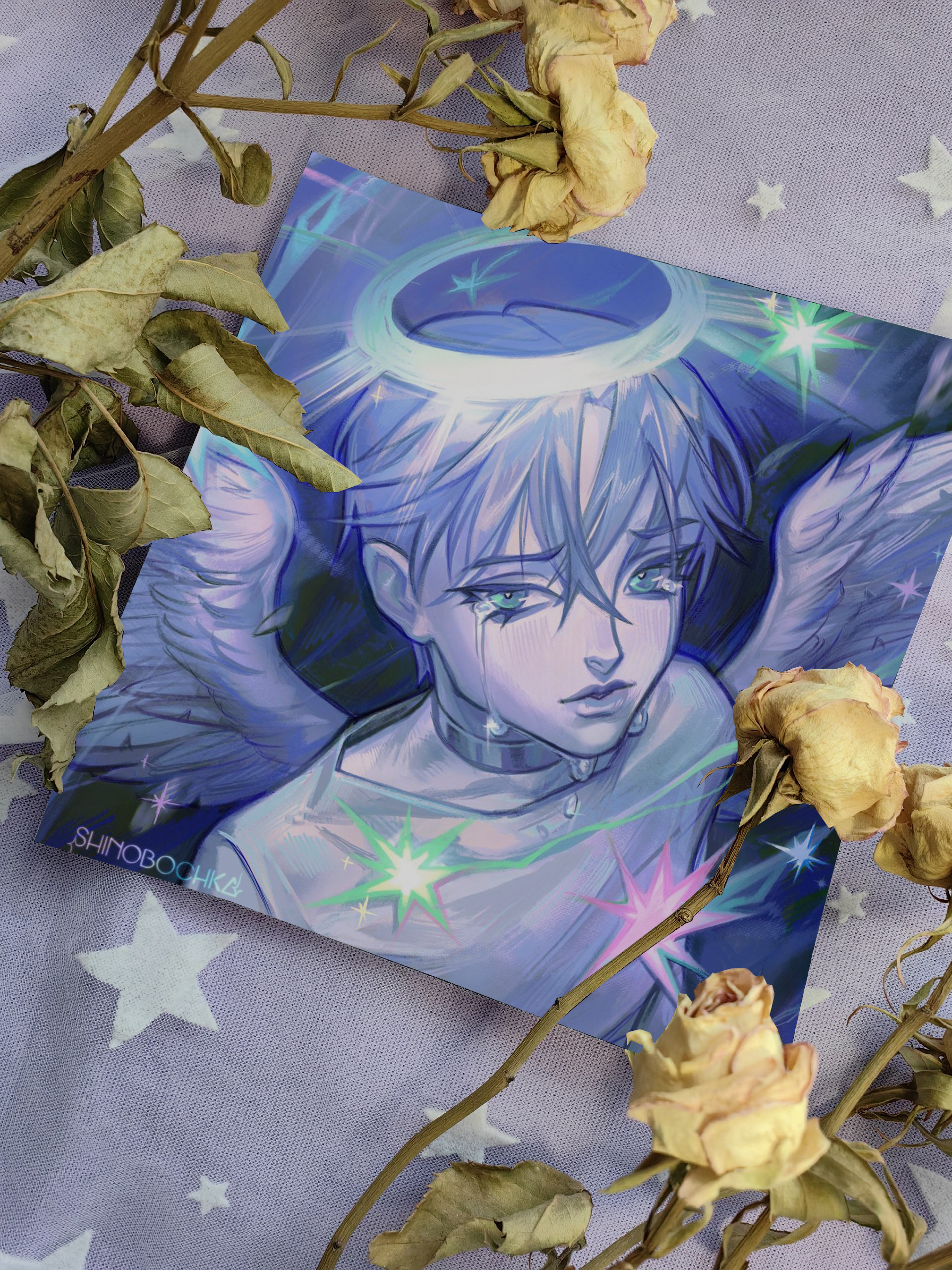 Открытка квадратная "Тилл ангел"