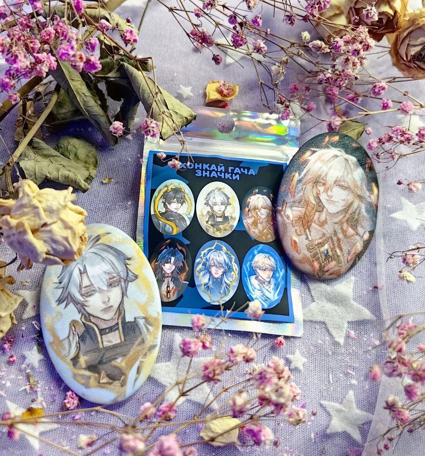 Гача "Хонкай" значки