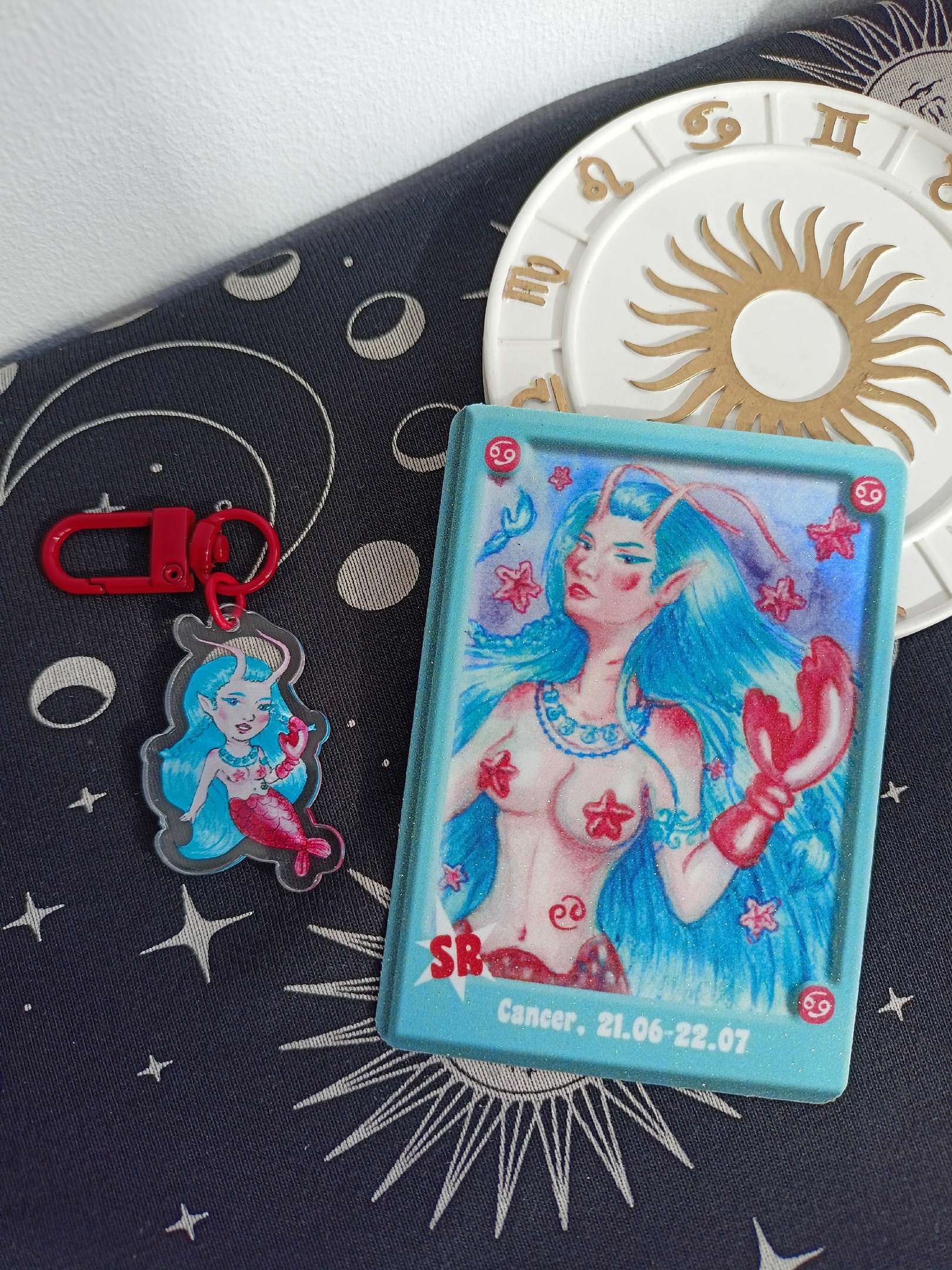 Рак брелок+карта