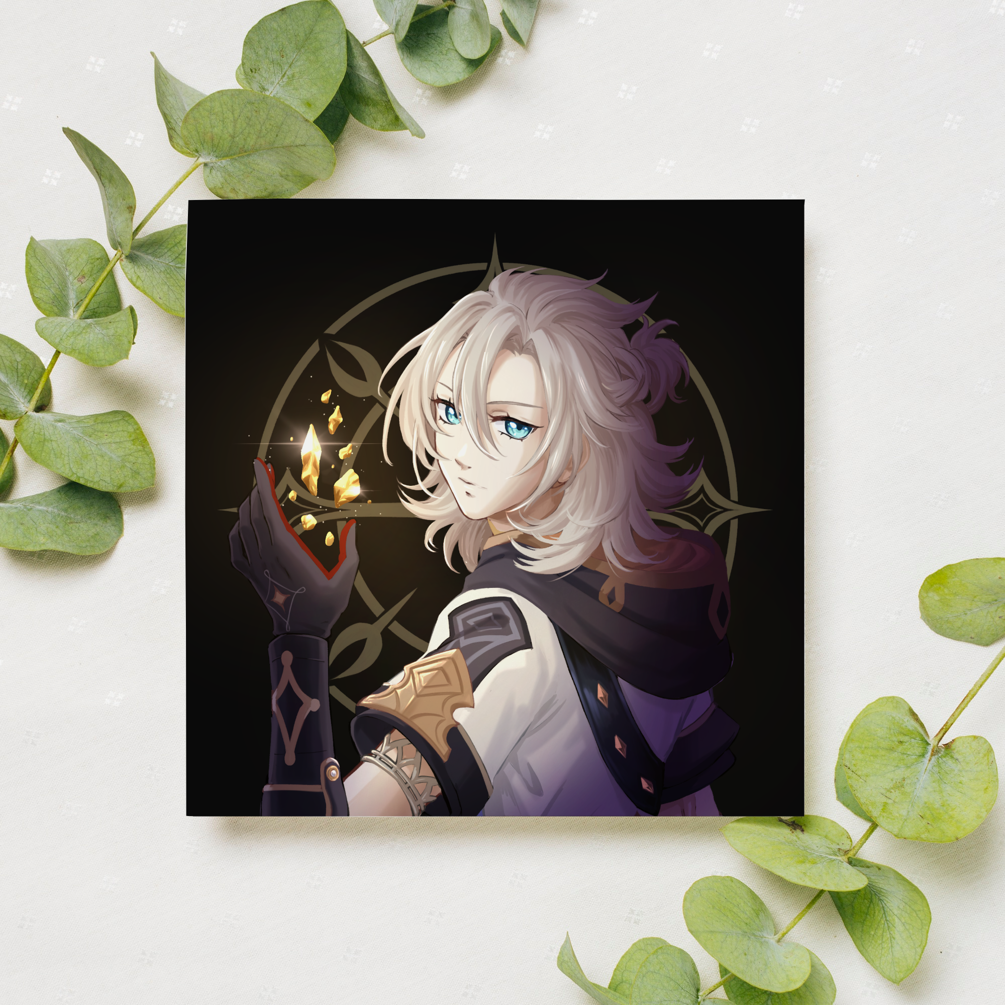 Открытка Геншин Альбедо