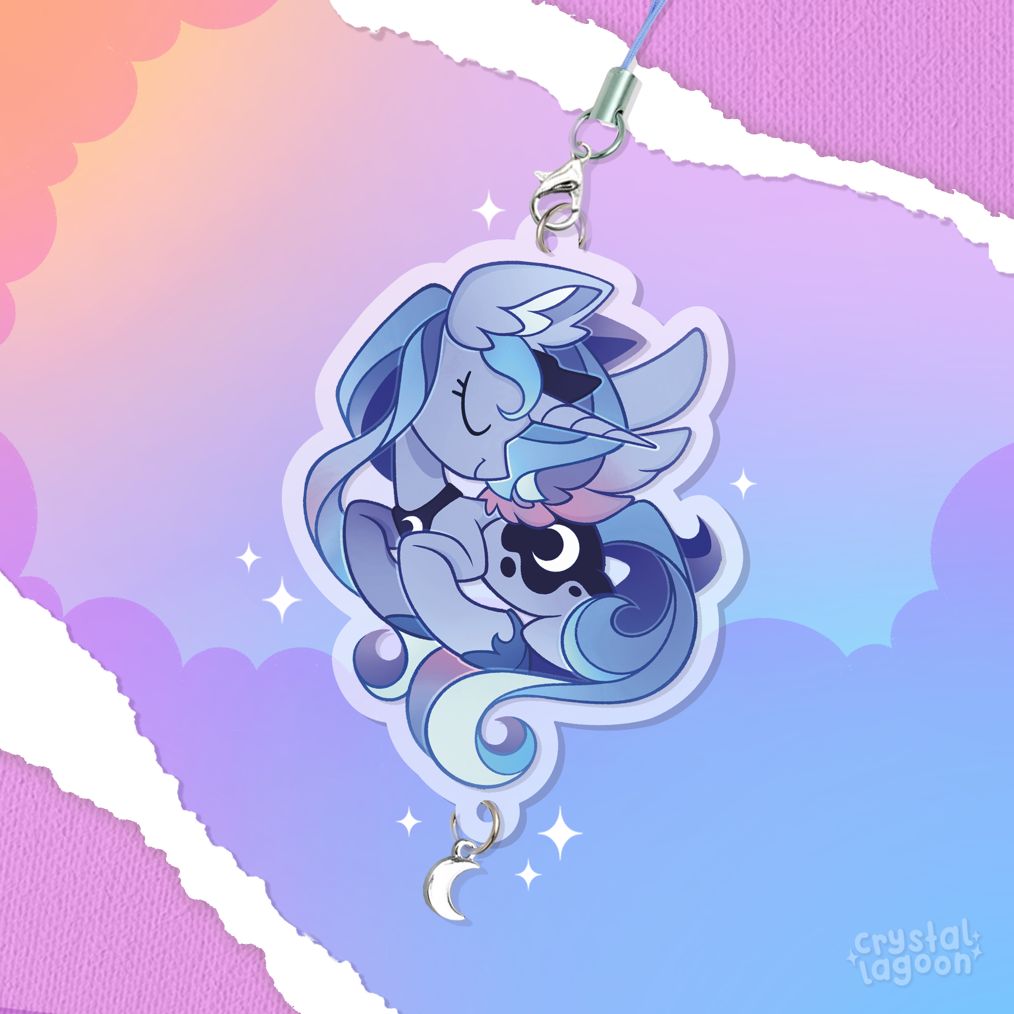 Брелок с подвеской | My little pony | Луна