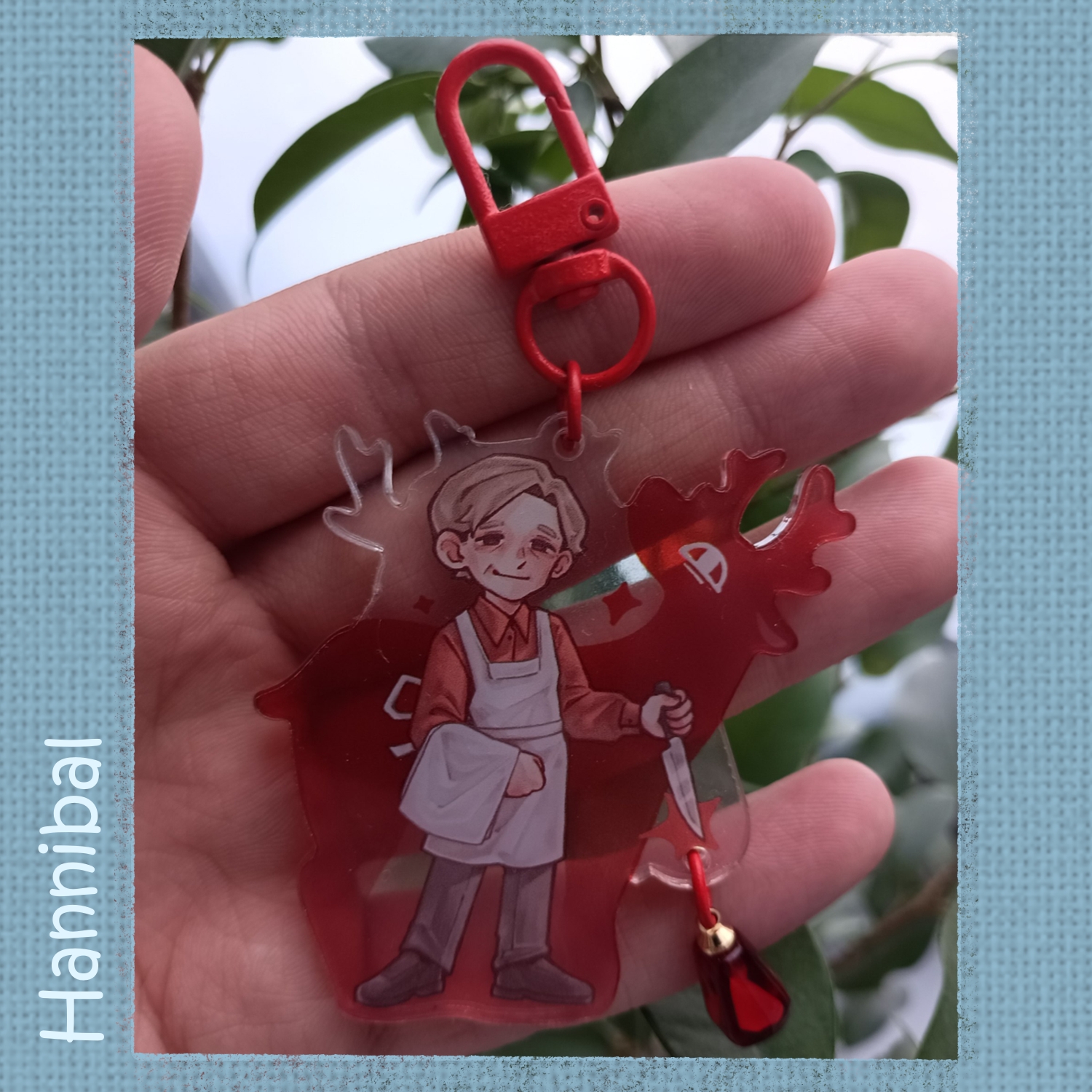 Брелок Ганнибал (двухслойный акрил)