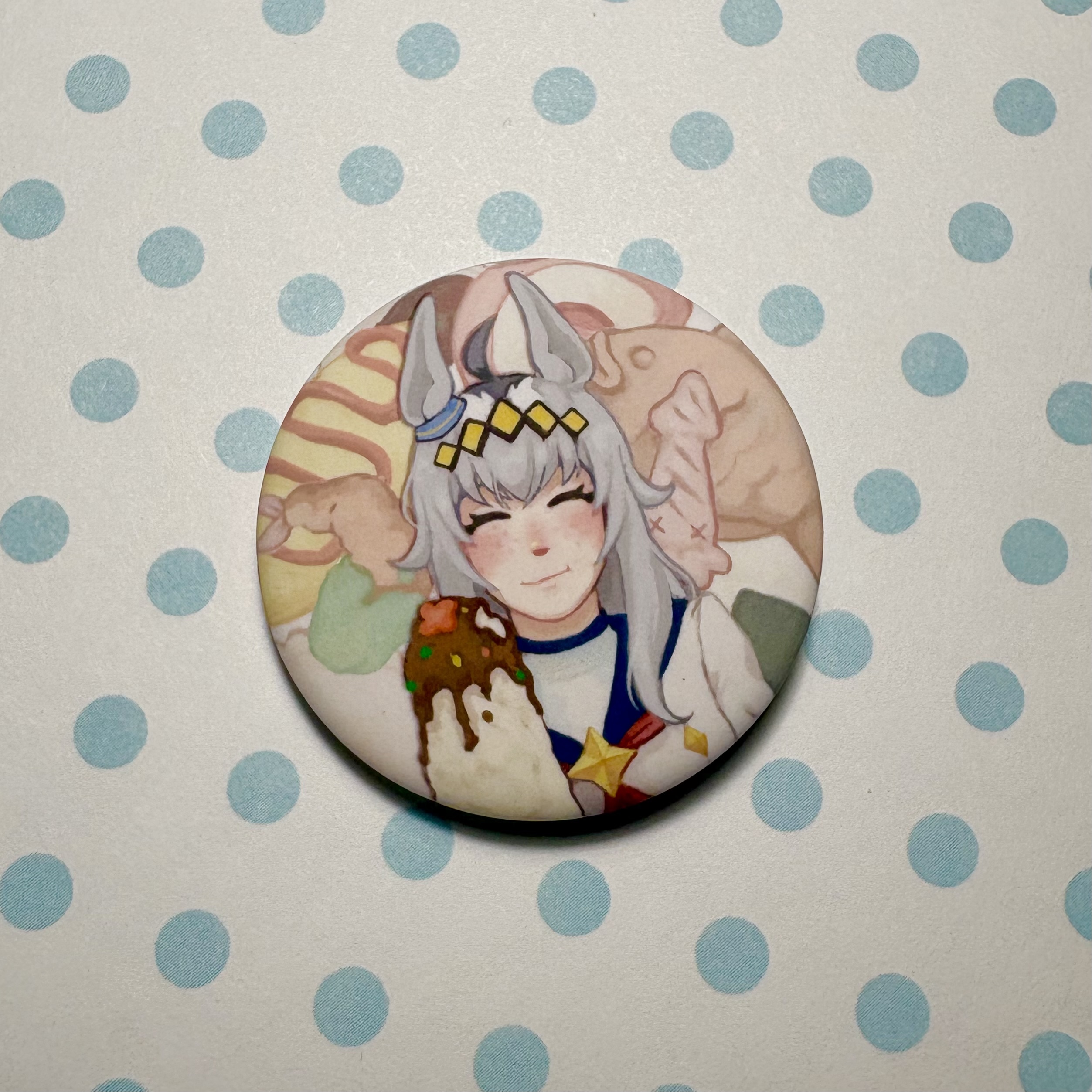 Значок софт-тач "Огури фэт"